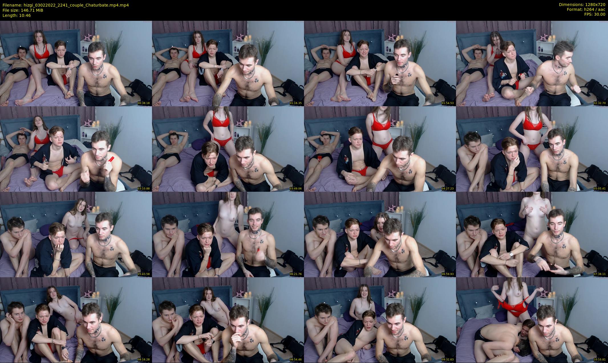 hizgi — 11 minute Chaturbate couple cam show recording, 720p, Feb 3, 2022