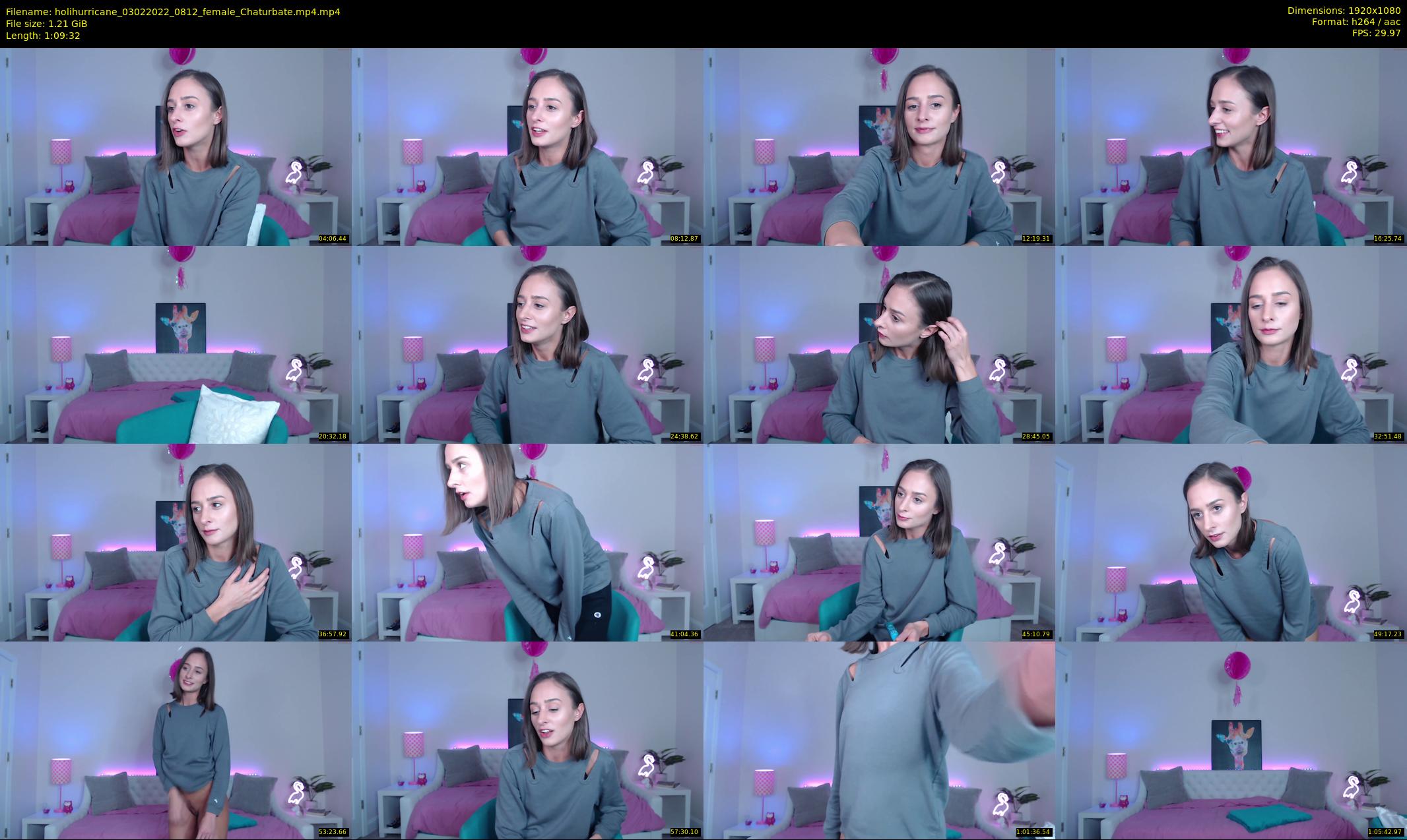 holihurricane — 70 minute Chaturbate female cam show recording, 1080p, Feb 3, 2022