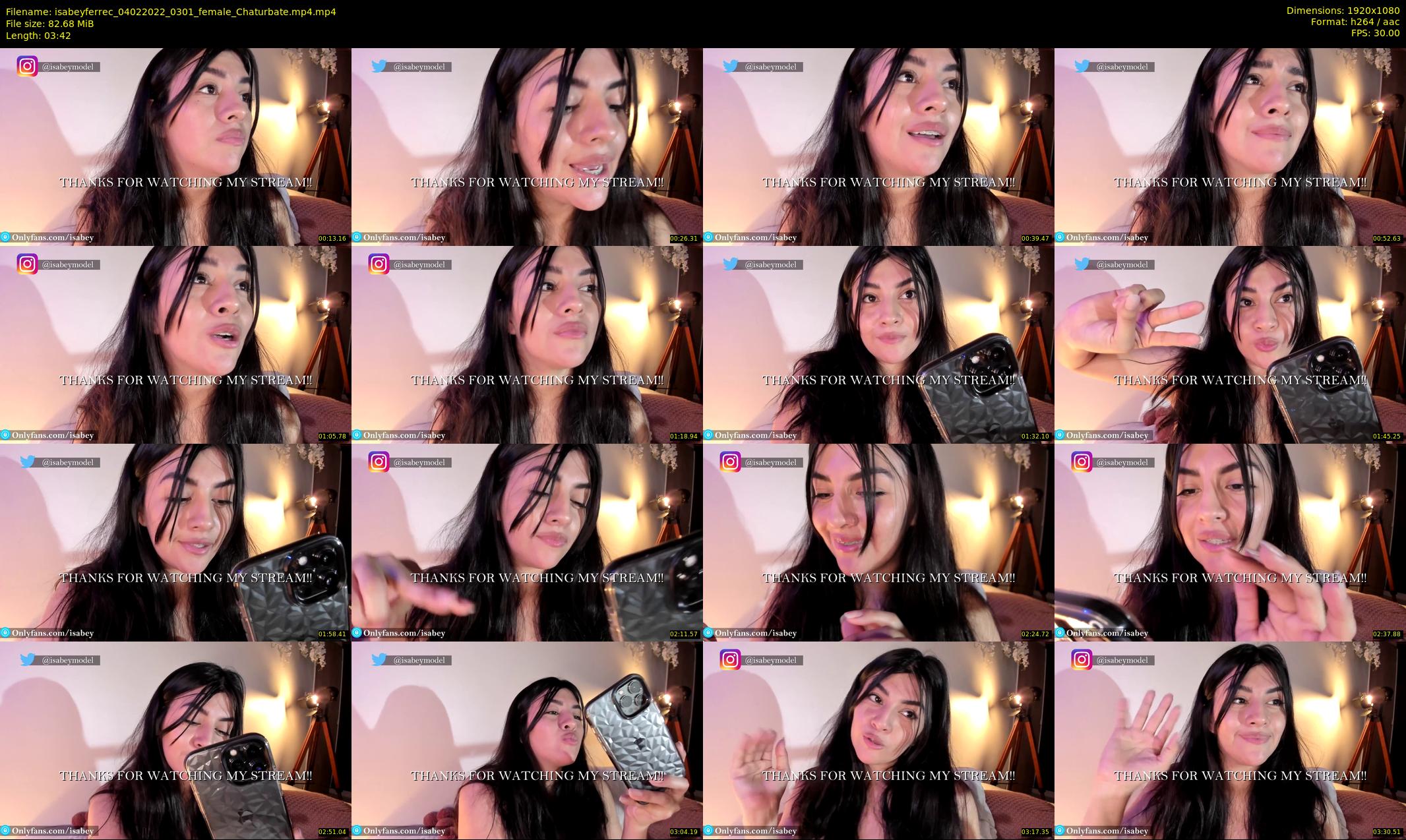 isabeyferrec — 4 minute Chaturbate female cam show recording, 1080p, Feb 4, 2022