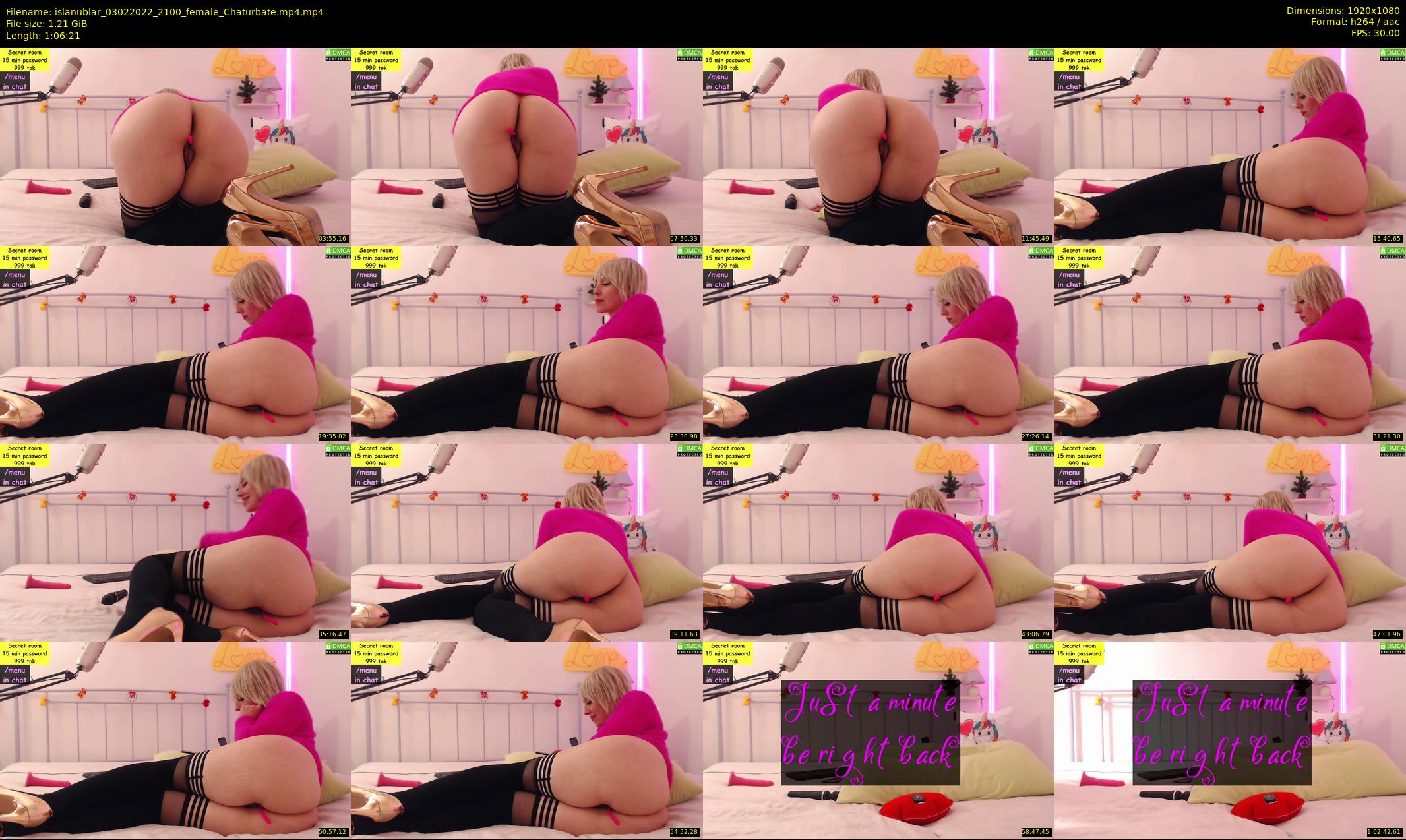 islanublar — 67 minute Chaturbate female cam show recording, 1080p, Feb 3, 2022