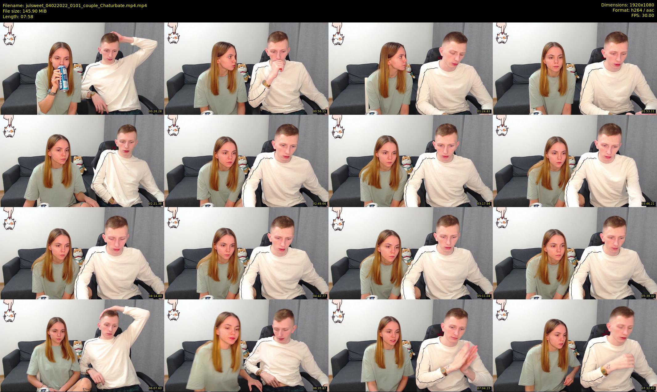julsweet — 8 minute Chaturbate male cam show recording, 1080p, Feb 4, 2022