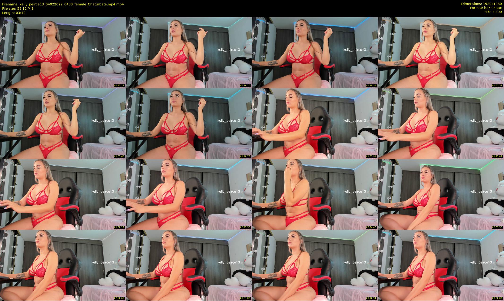 kelly_peirce13 — 4 minute Chaturbate female cam show recording, 1080p, Feb 4, 2022