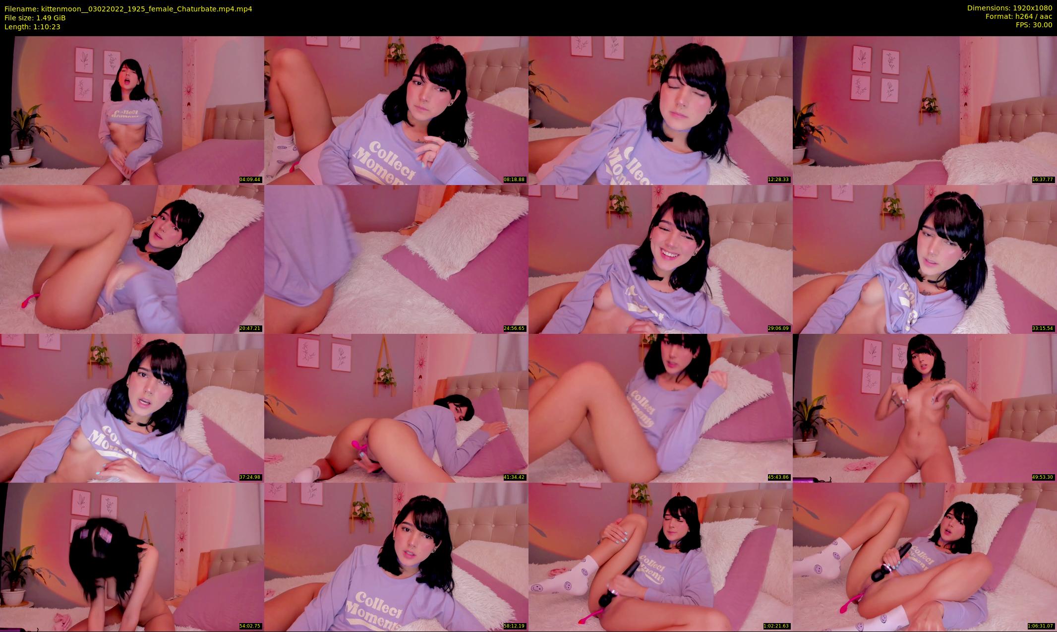 kittenmoon_ — 71 minute Chaturbate female cam show recording, 1080p, Feb 3, 2022