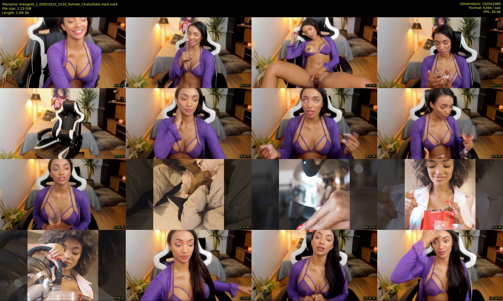 kleogold_1 — 70 minute Chaturbate female cam show recording, 1080p, Feb 3, 2022
