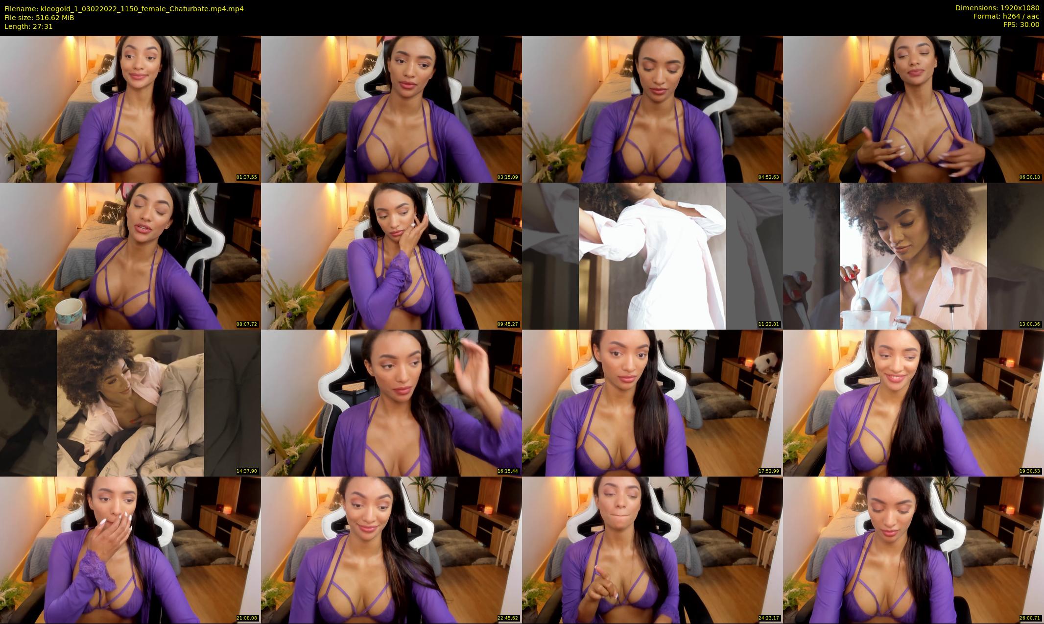 kleogold_1 — 28 minute Chaturbate female cam show recording, 1080p, Feb 3, 2022