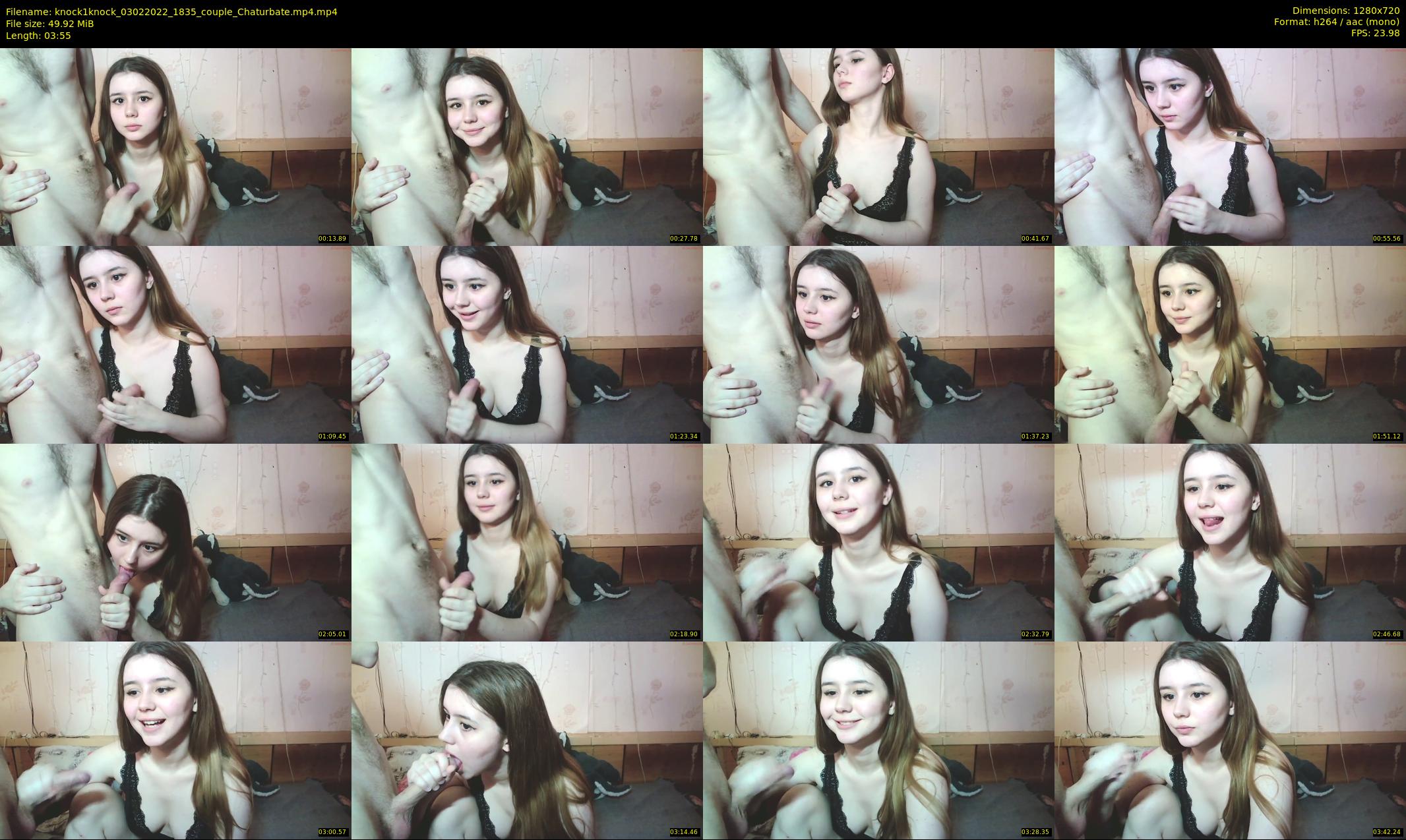 knock1knock — 4 minute Chaturbate couple cam show recording, 720p, Feb 3, 2022