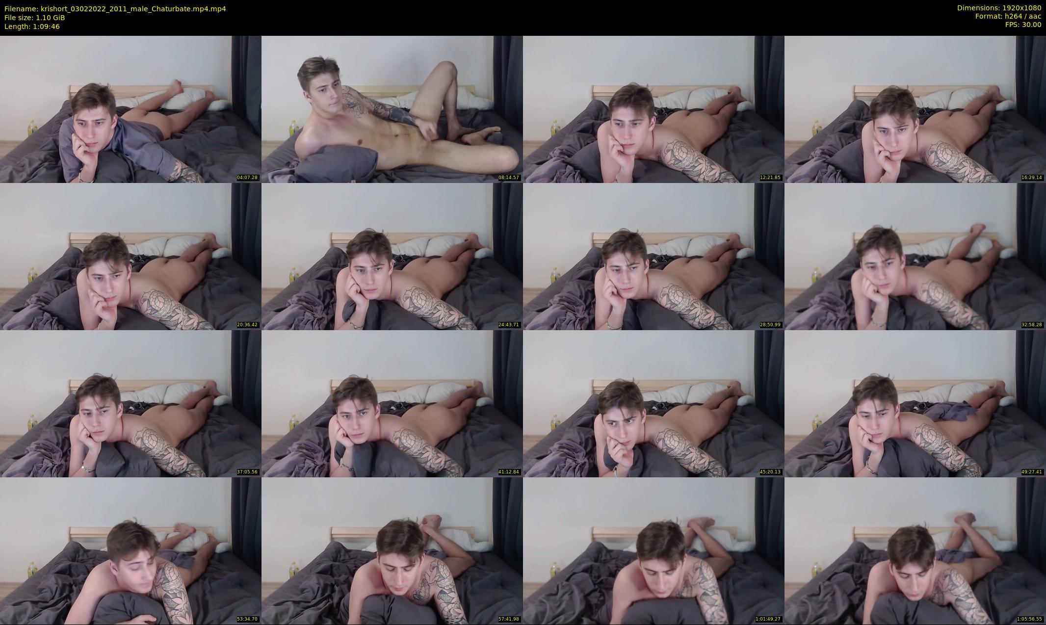 krishort — 70 minute Chaturbate male cam show recording, 1080p, Feb 3, 2022