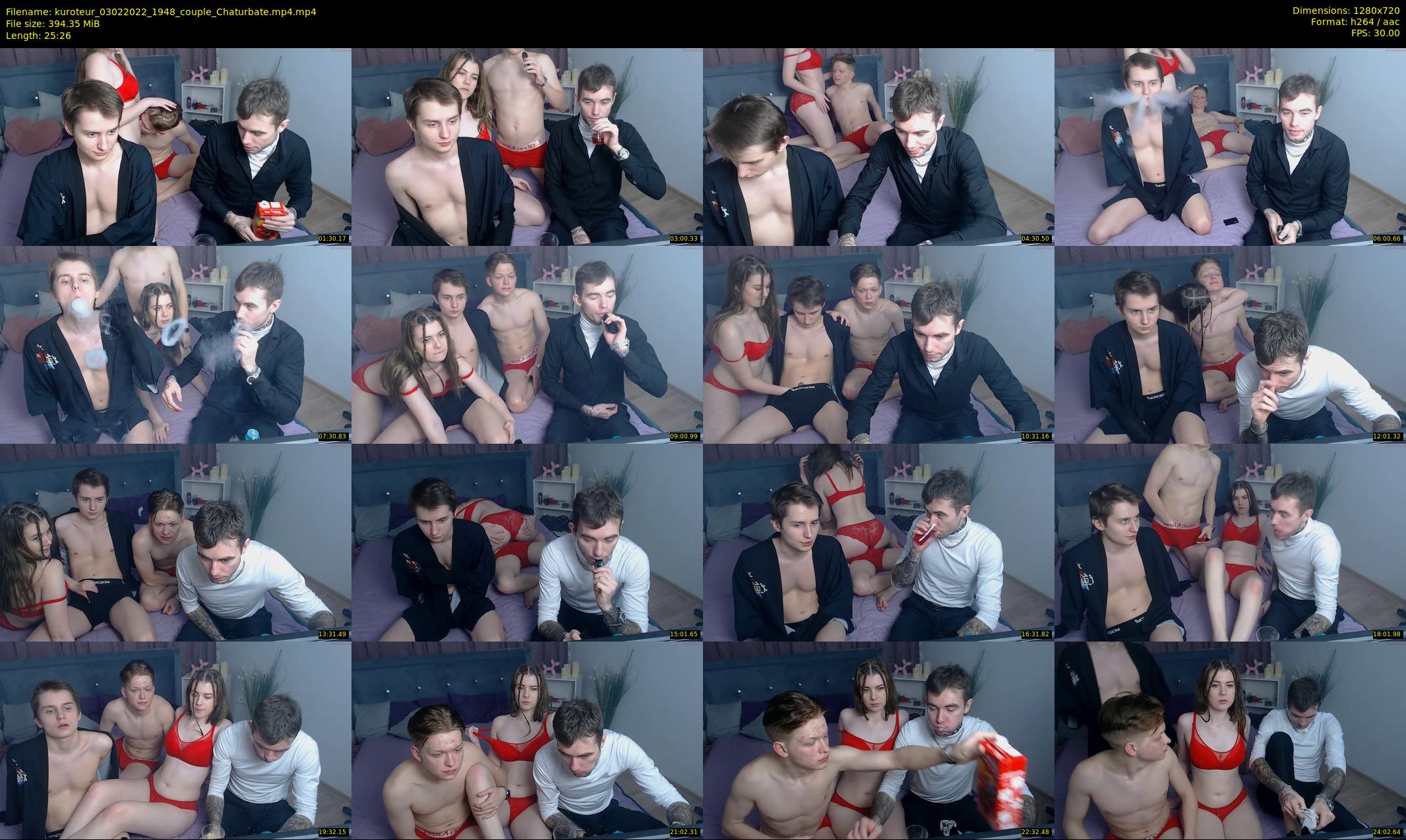 kuroteur — 26 minute Chaturbate couple cam show recording, 720p, Feb 3, 2022