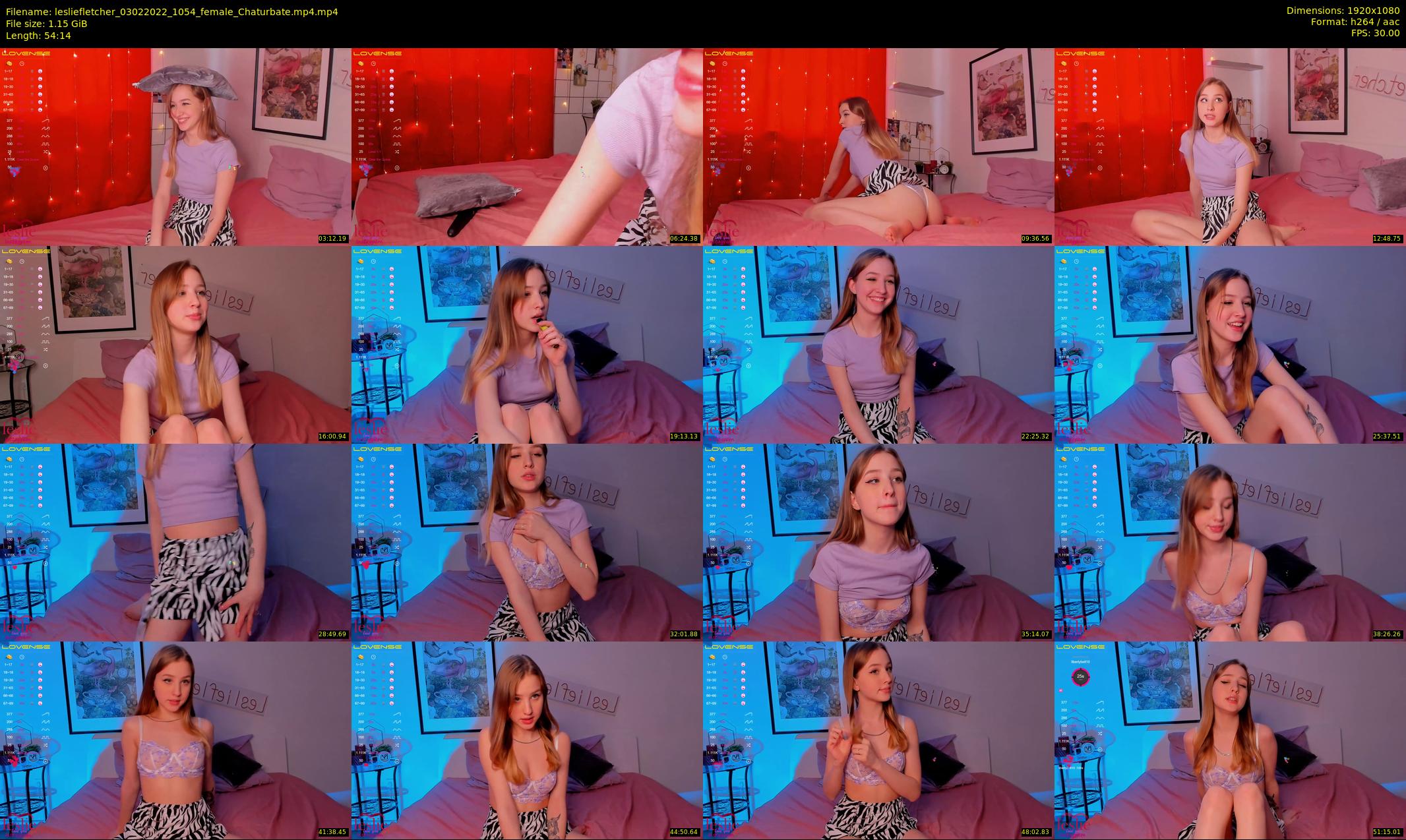 lesliefletcher — 55 minute Chaturbate couple cam show recording, 1080p, Feb 3, 2022