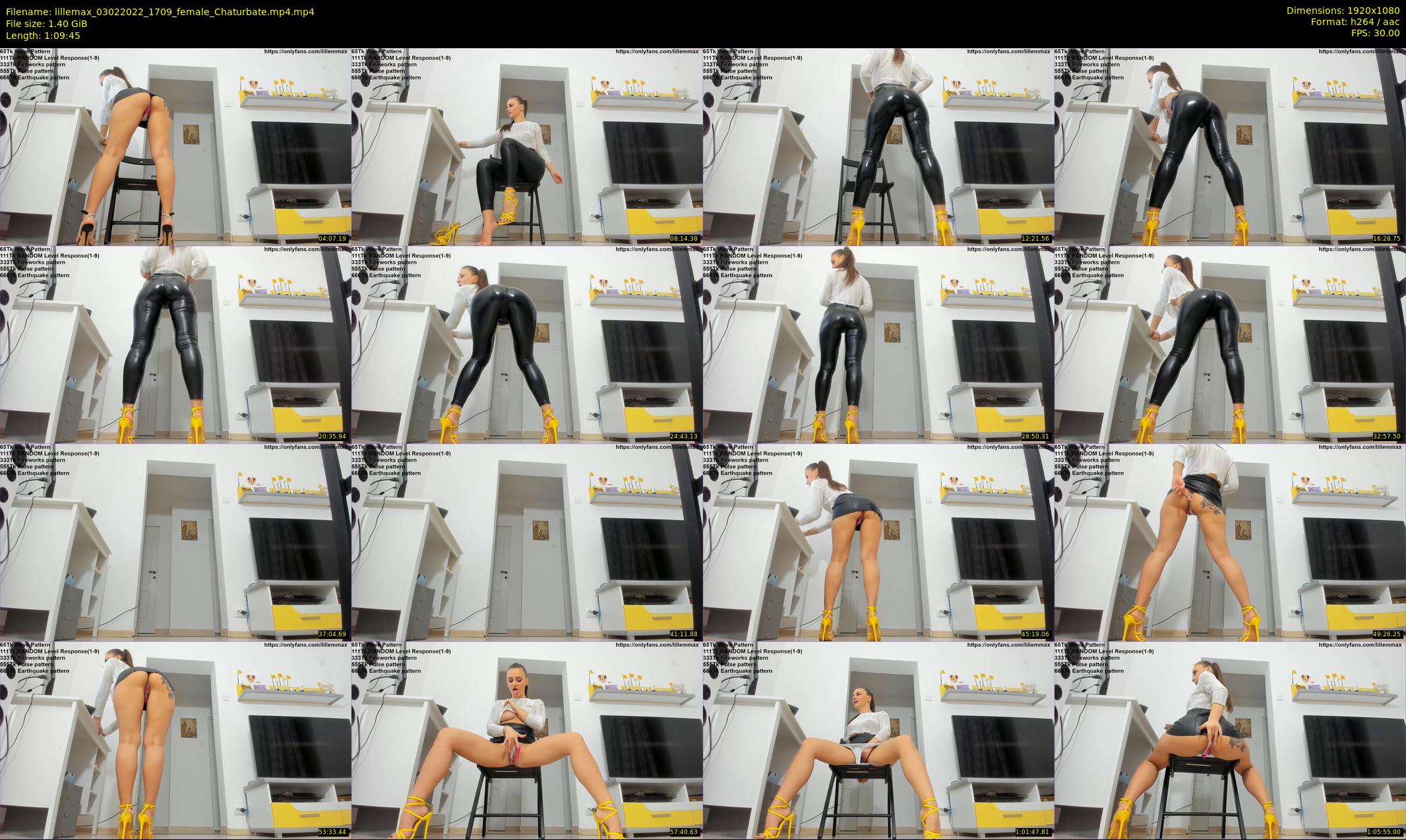 lillemax — 70 minute Chaturbate female cam show recording, 1080p, Feb 3, 2022