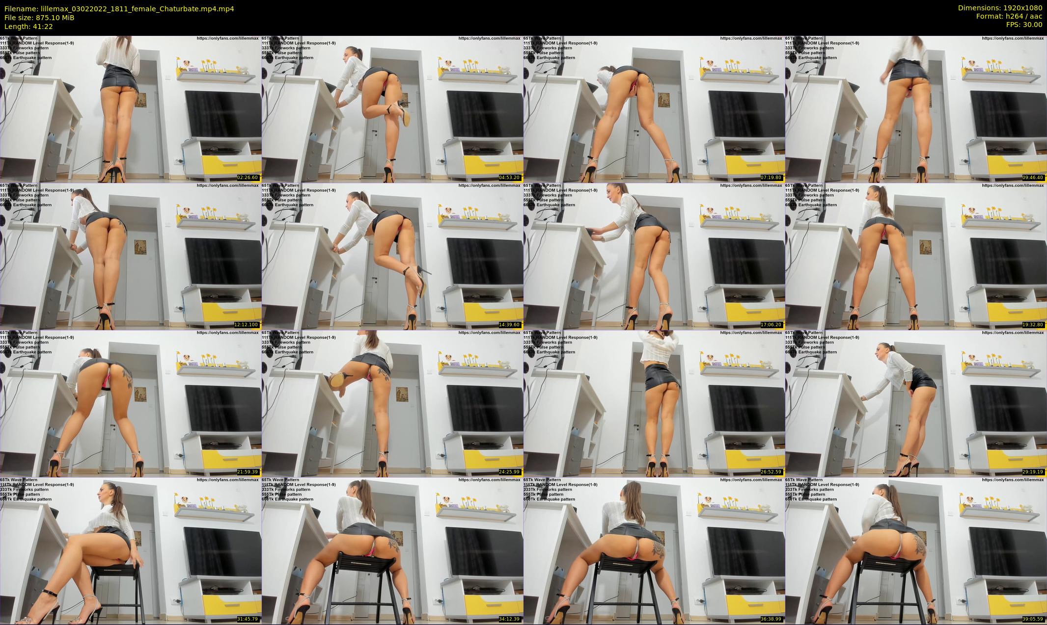 lillemax — 42 minute Chaturbate female cam show recording, 1080p, Feb 3, 2022