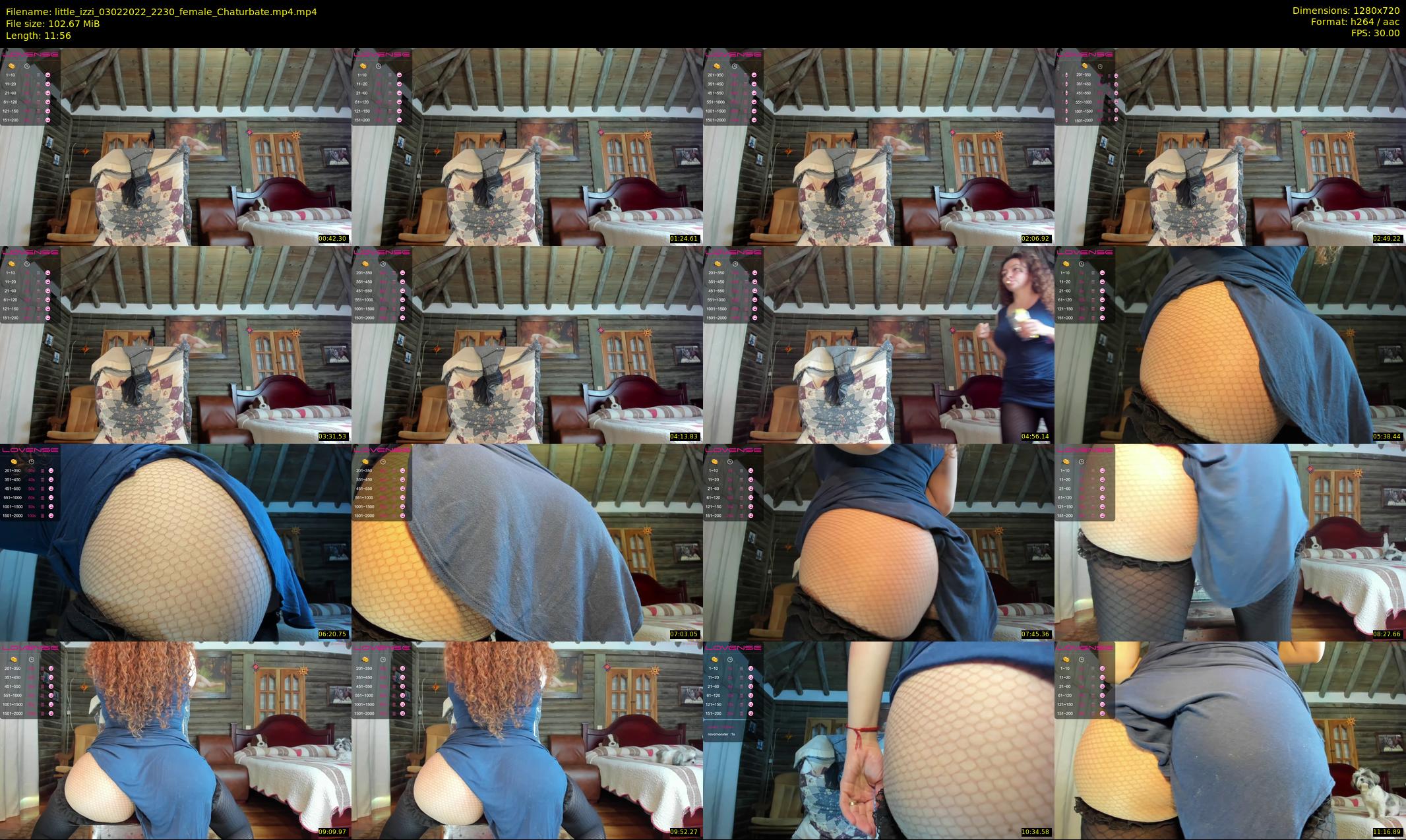 little_izzi — 12 minute Chaturbate female cam show recording, 720p, Feb 3, 2022