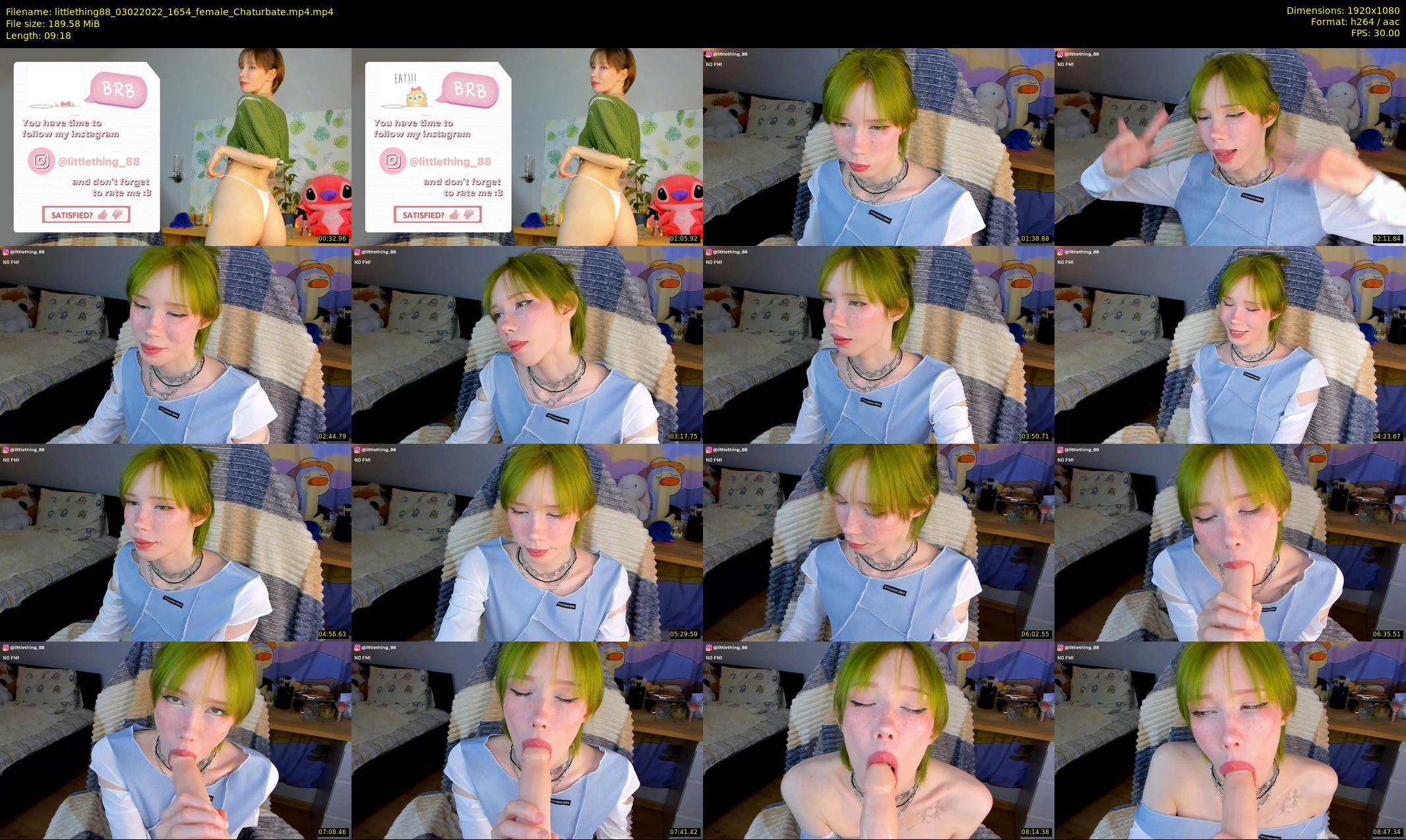 littlething88 — 10 minute Chaturbate female cam show recording, 1080p, Feb 3, 2022