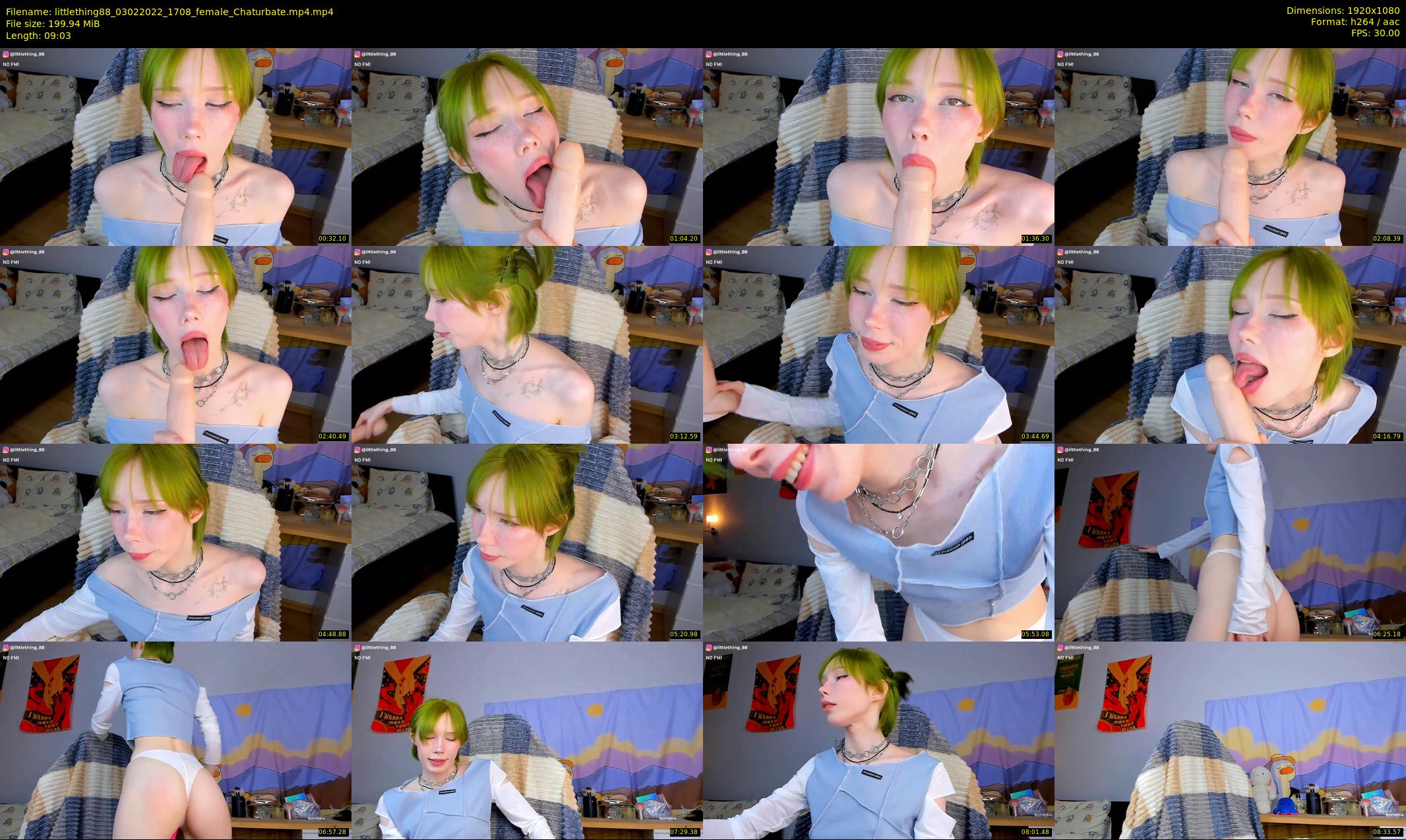 littlething88 — 10 minute Chaturbate female cam show recording, 1080p, Feb 3, 2022