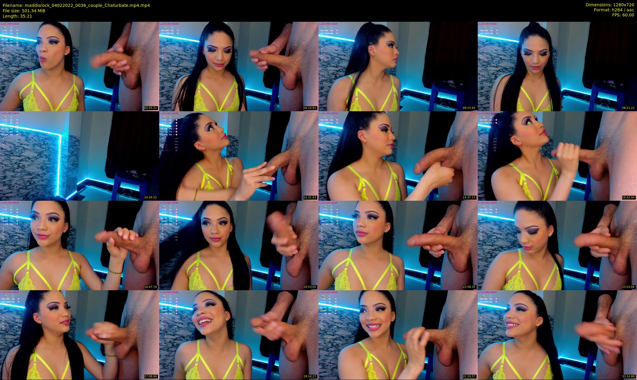 maddisrock — 36 minute Chaturbate couple cam show recording, 720p, Feb 4, 2022