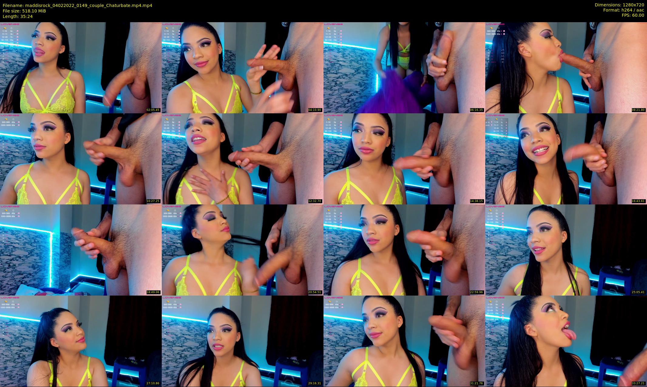 maddisrock — 36 minute Chaturbate couple cam show recording, 720p, Feb 4, 2022