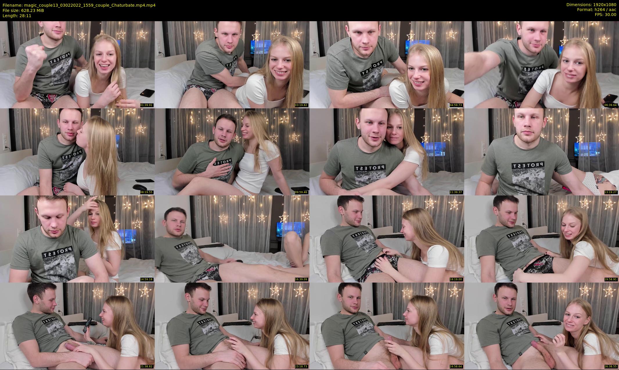 magic_couple13 — 29 minute Chaturbate couple cam show recording, 1080p, Feb 3, 2022