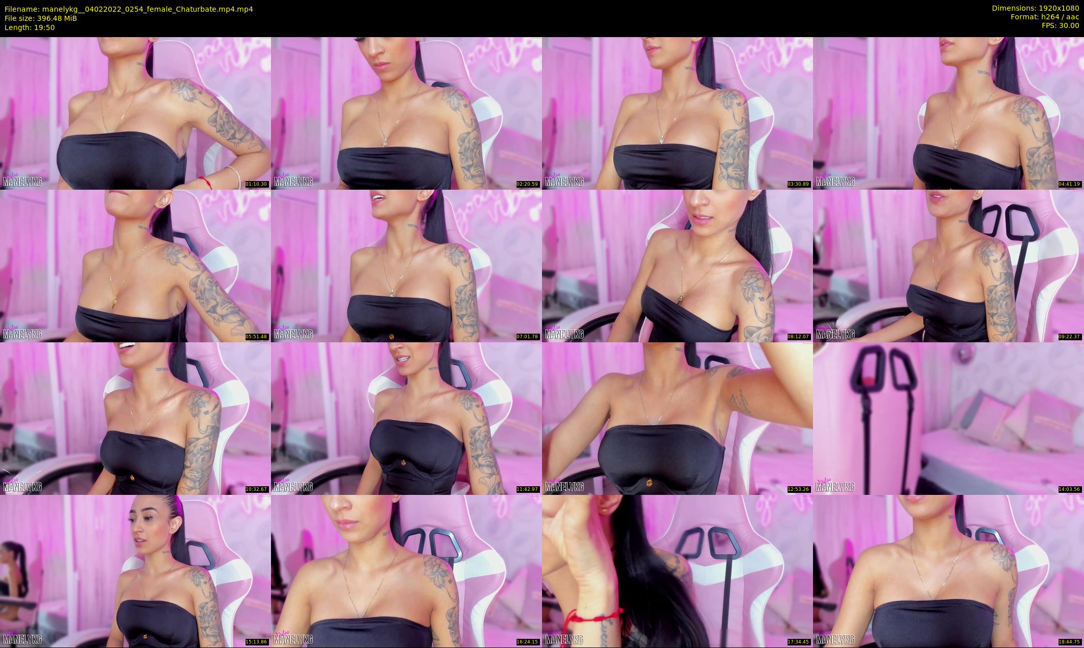 manelykg_ — 20 minute Chaturbate female cam show recording, 1080p, Feb 4, 2022