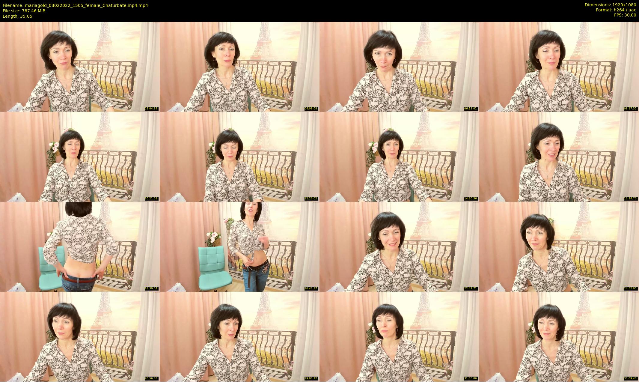 mariagold — 36 minute Chaturbate female cam show recording, 1080p, Feb 3, 2022