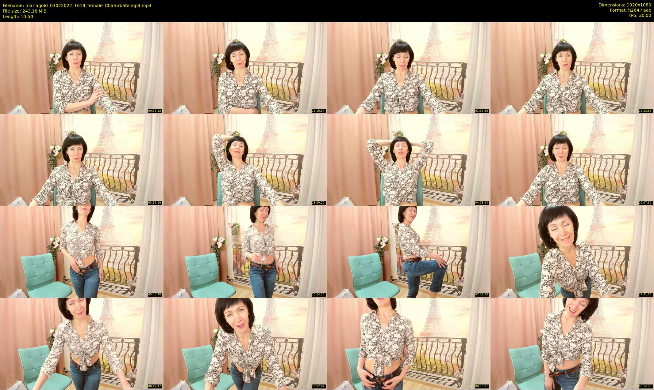 mariagold — 11 minute Chaturbate female cam show recording, 1080p, Feb 3, 2022