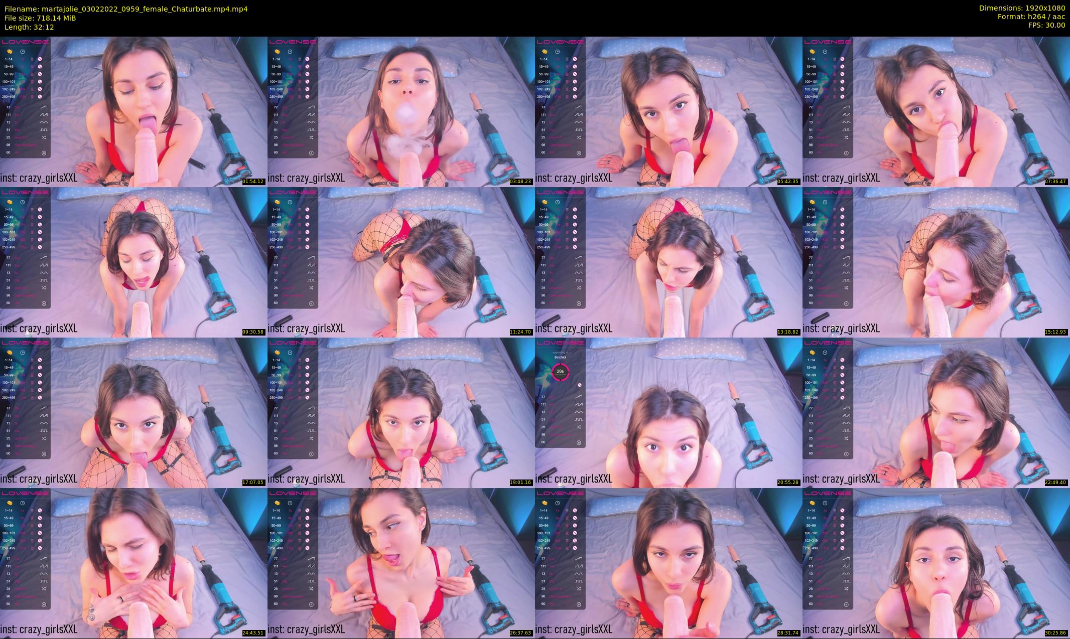 martajolie — 33 minute Chaturbate female cam show recording, 1080p, Feb 3, 2022