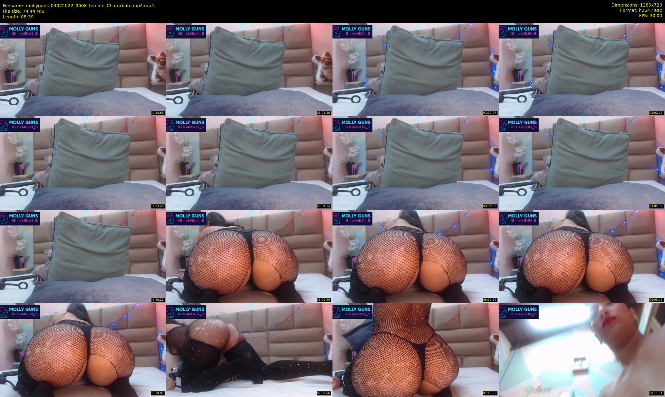 mollyguns — 9 minute Chaturbate female cam show recording, 720p, Feb 4, 2022