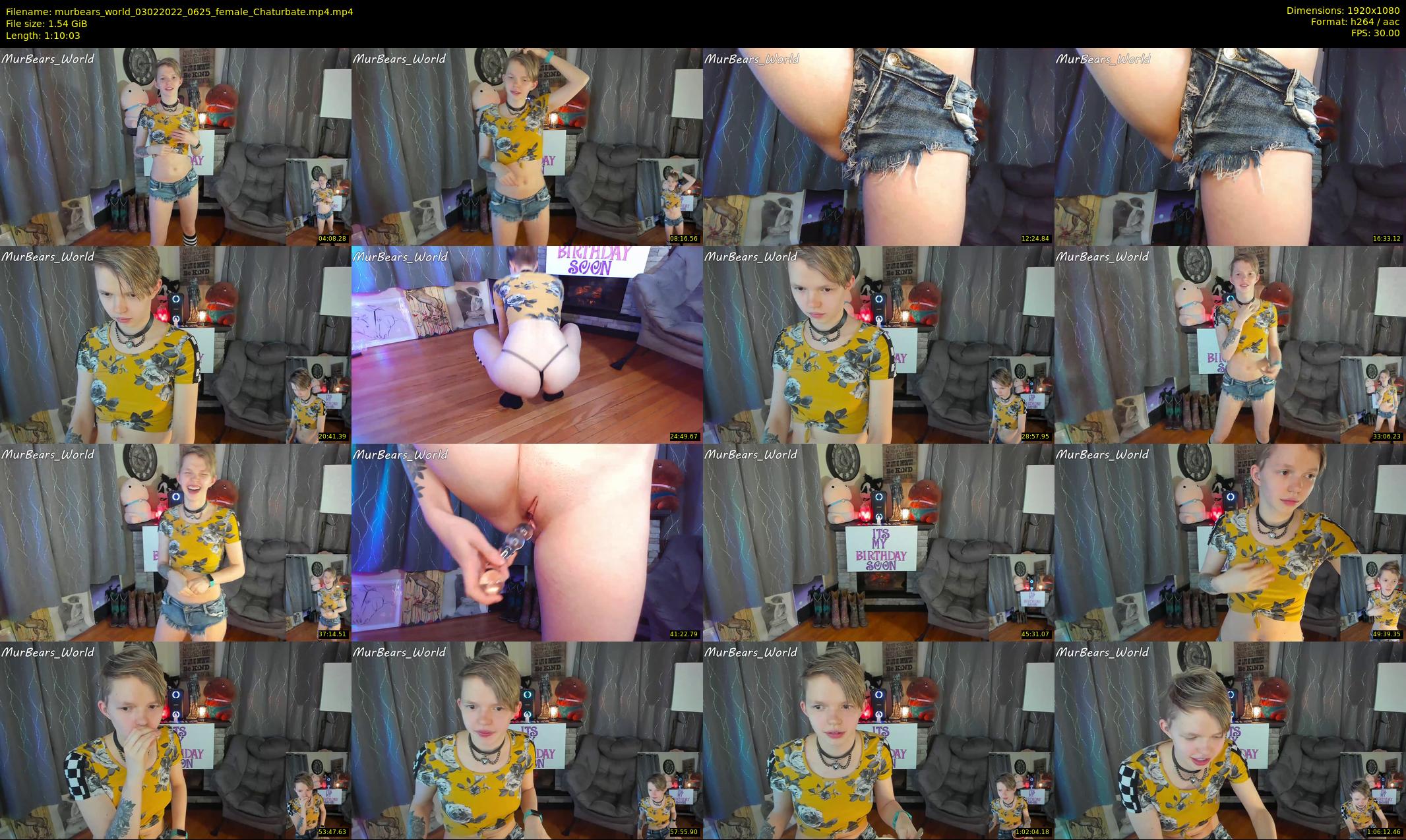 murbears_world — 71 minute Chaturbate female cam show recording, 1080p, Feb 3, 2022