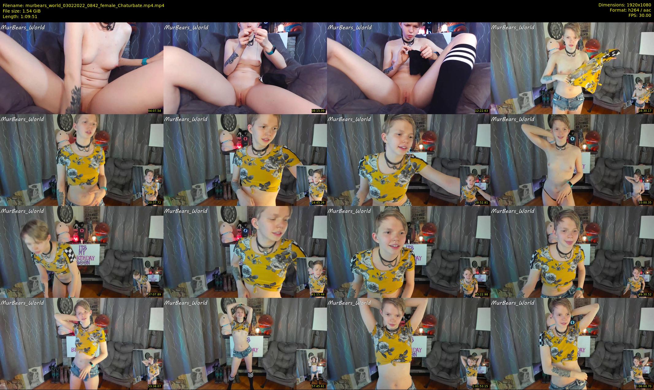 murbears_world — 70 minute Chaturbate female cam show recording, 1080p, Feb 3, 2022