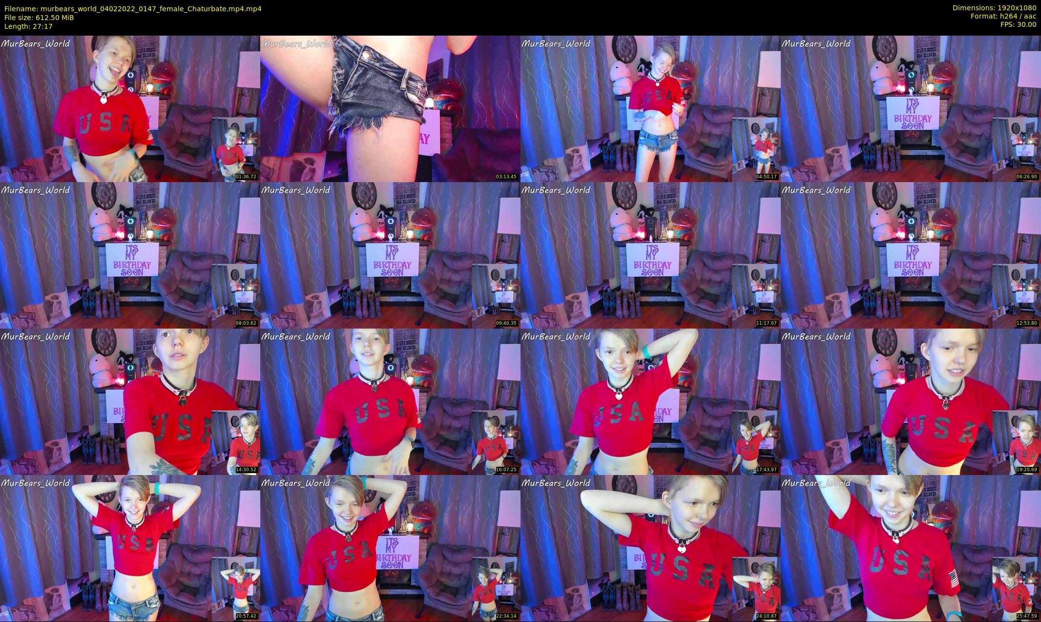 murbears_world — 28 minute Chaturbate female cam show recording, 1080p, Feb 4, 2022