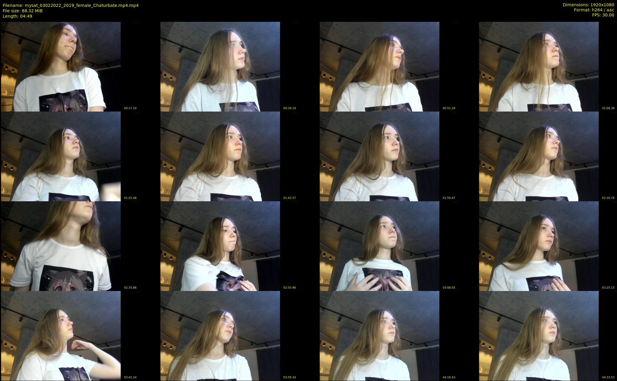 mysat — 5 minute Chaturbate female cam show recording, 1080p, Feb 3, 2022