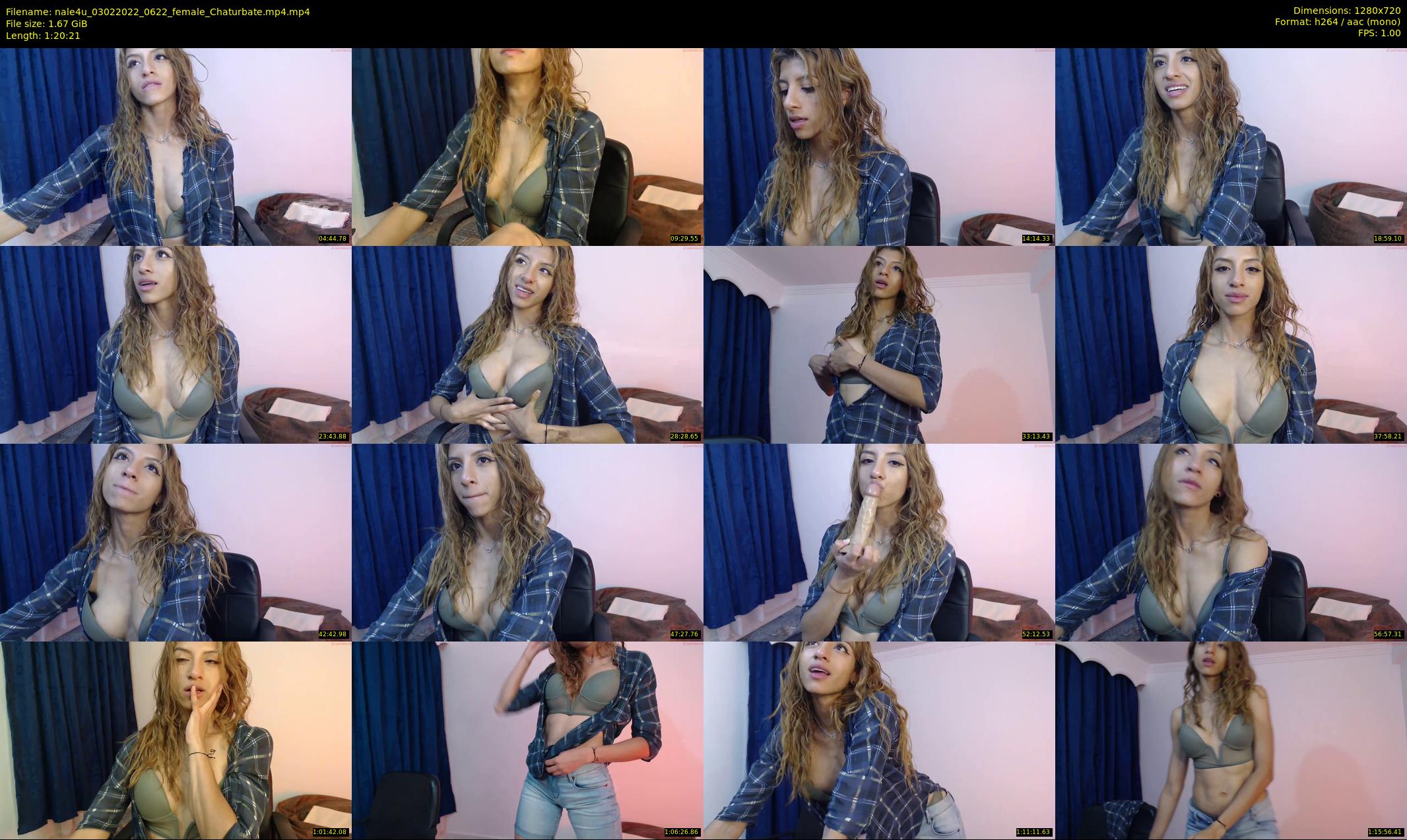 nale4u — 81 minute Chaturbate female cam show recording, 720p, Feb 3, 2022
