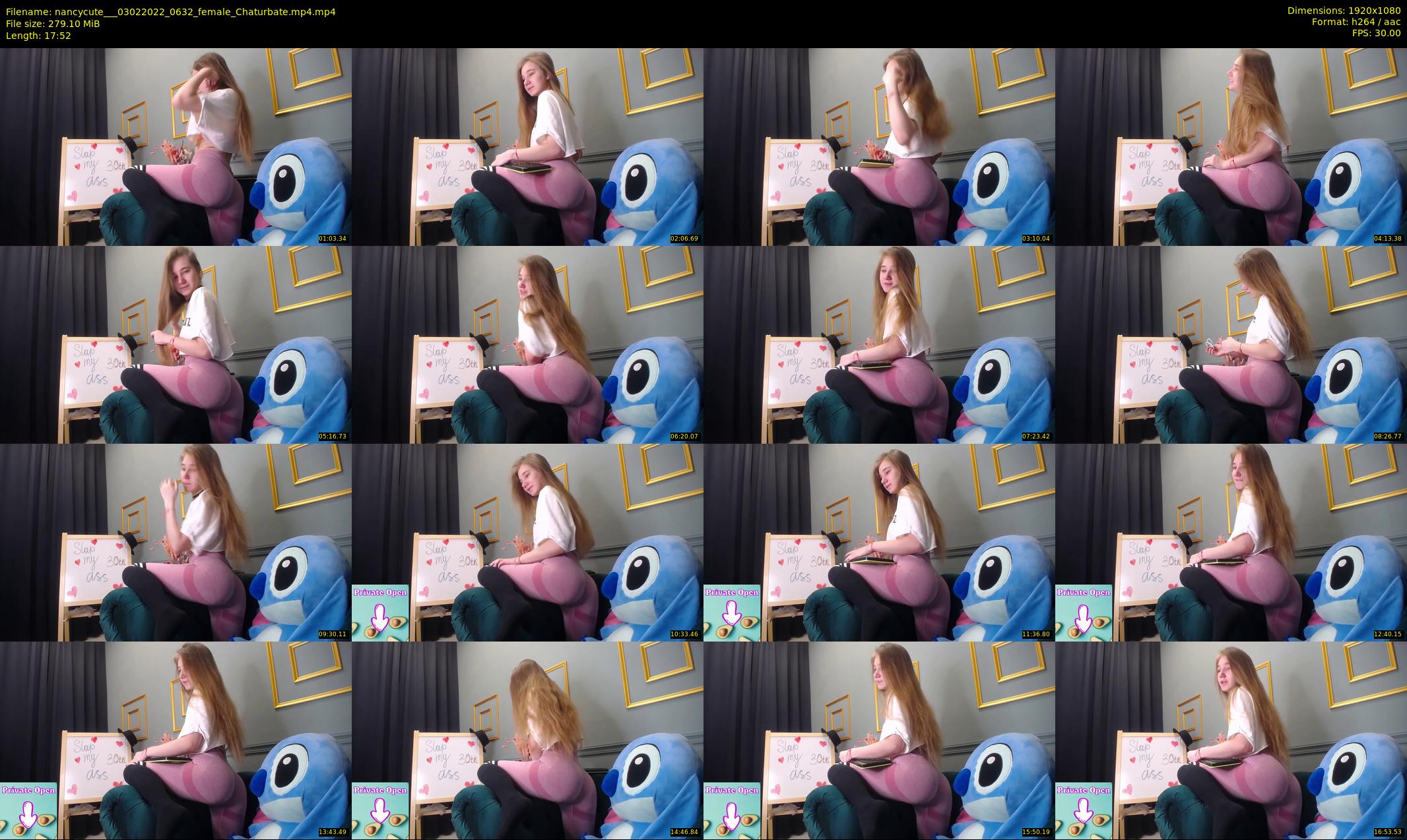 nancycute__ — 18 minute Chaturbate female cam show recording, 1080p, Feb 3, 2022