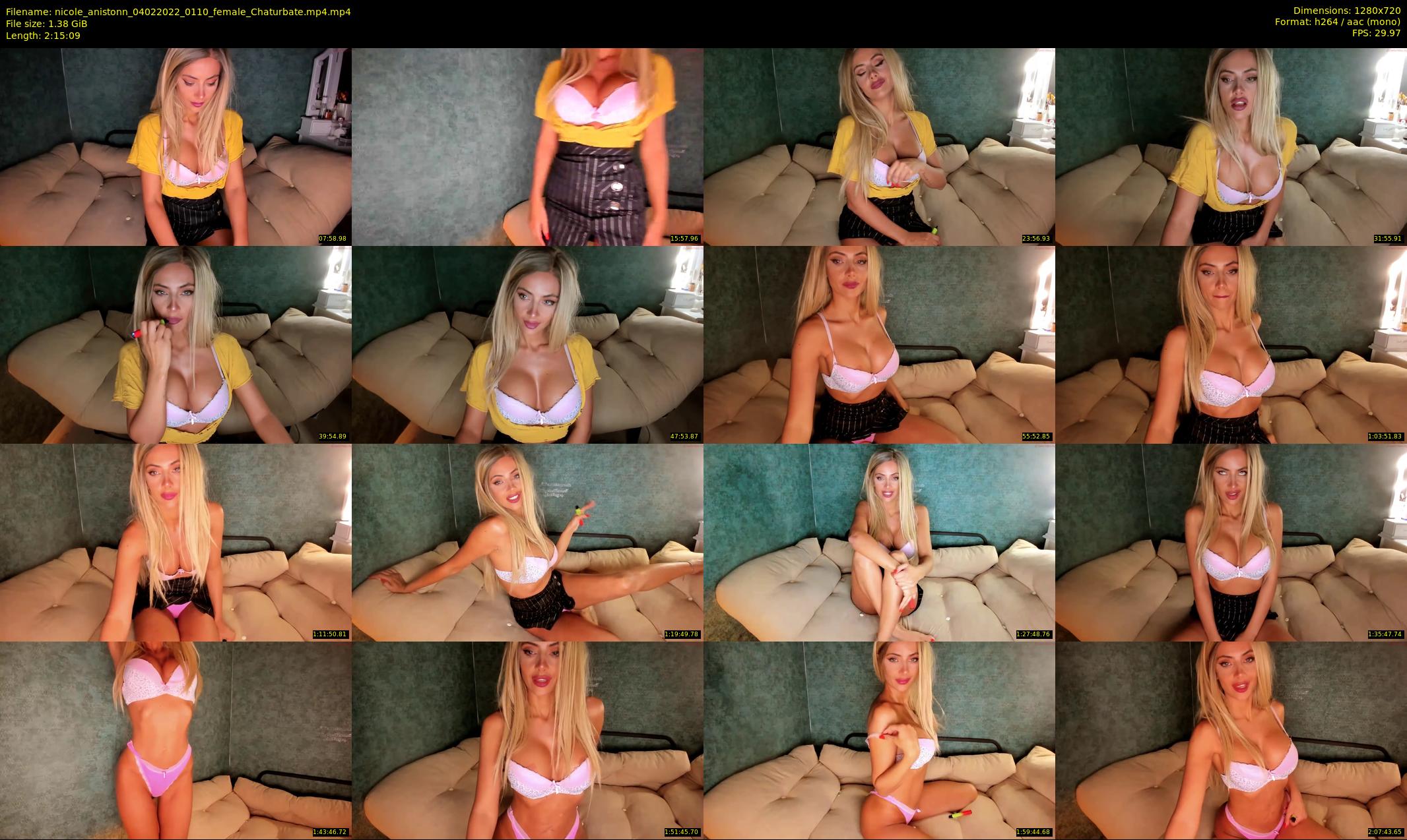 nicole_anistonn — 136 minute Chaturbate female cam show recording, 720p, Feb 4, 2022