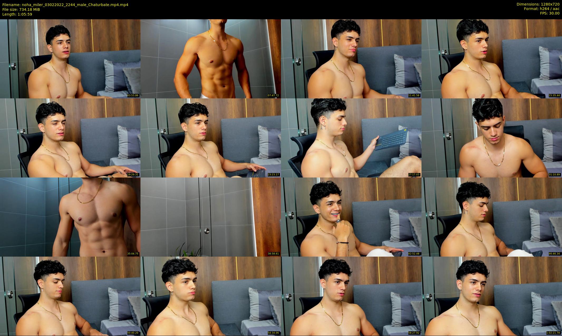 noha_miler — 66 minute Chaturbate male cam show recording, 720p, Feb 3, 2022