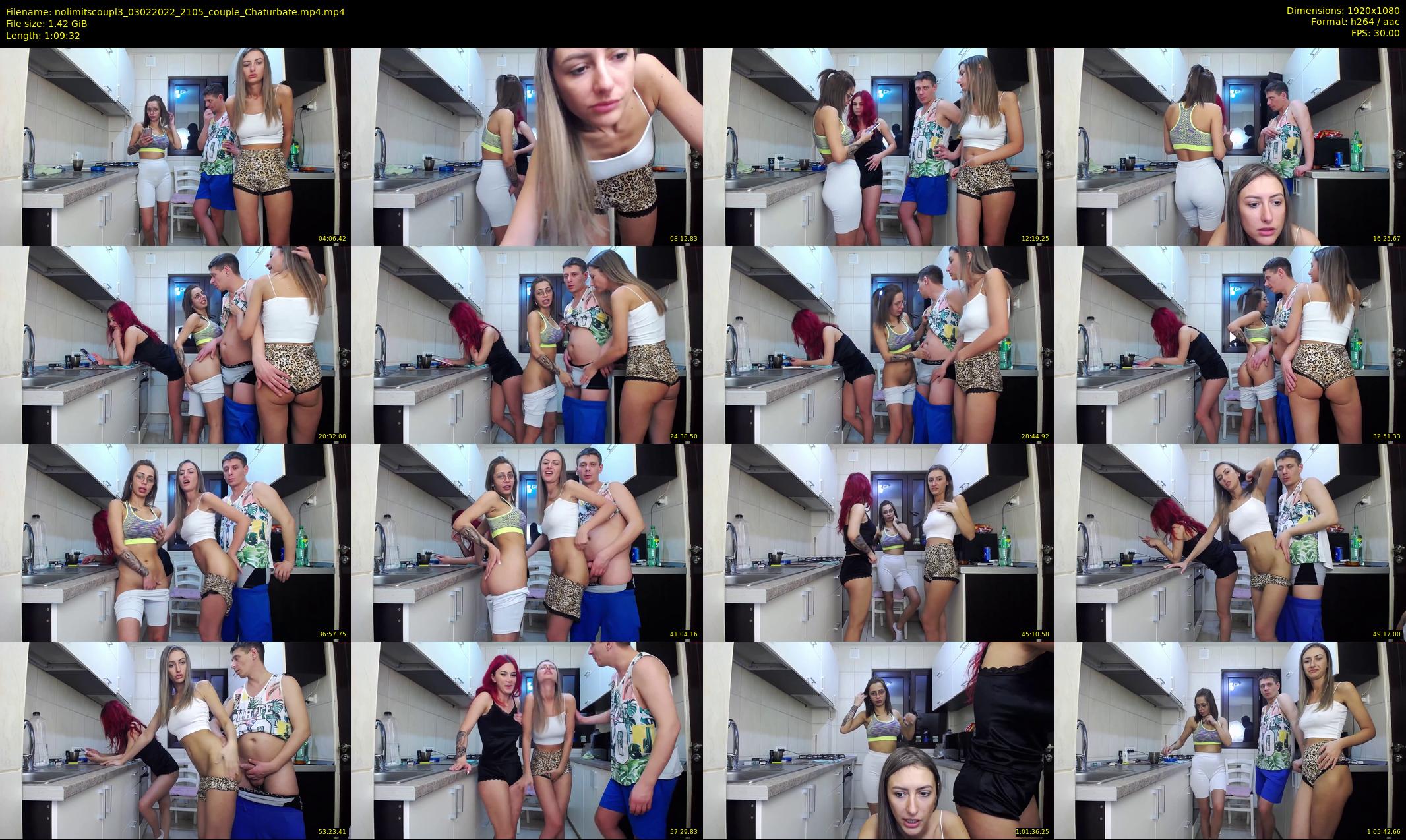 nolimitscoupl3 — 70 minute Chaturbate couple cam show recording, 1080p, Feb 3, 2022