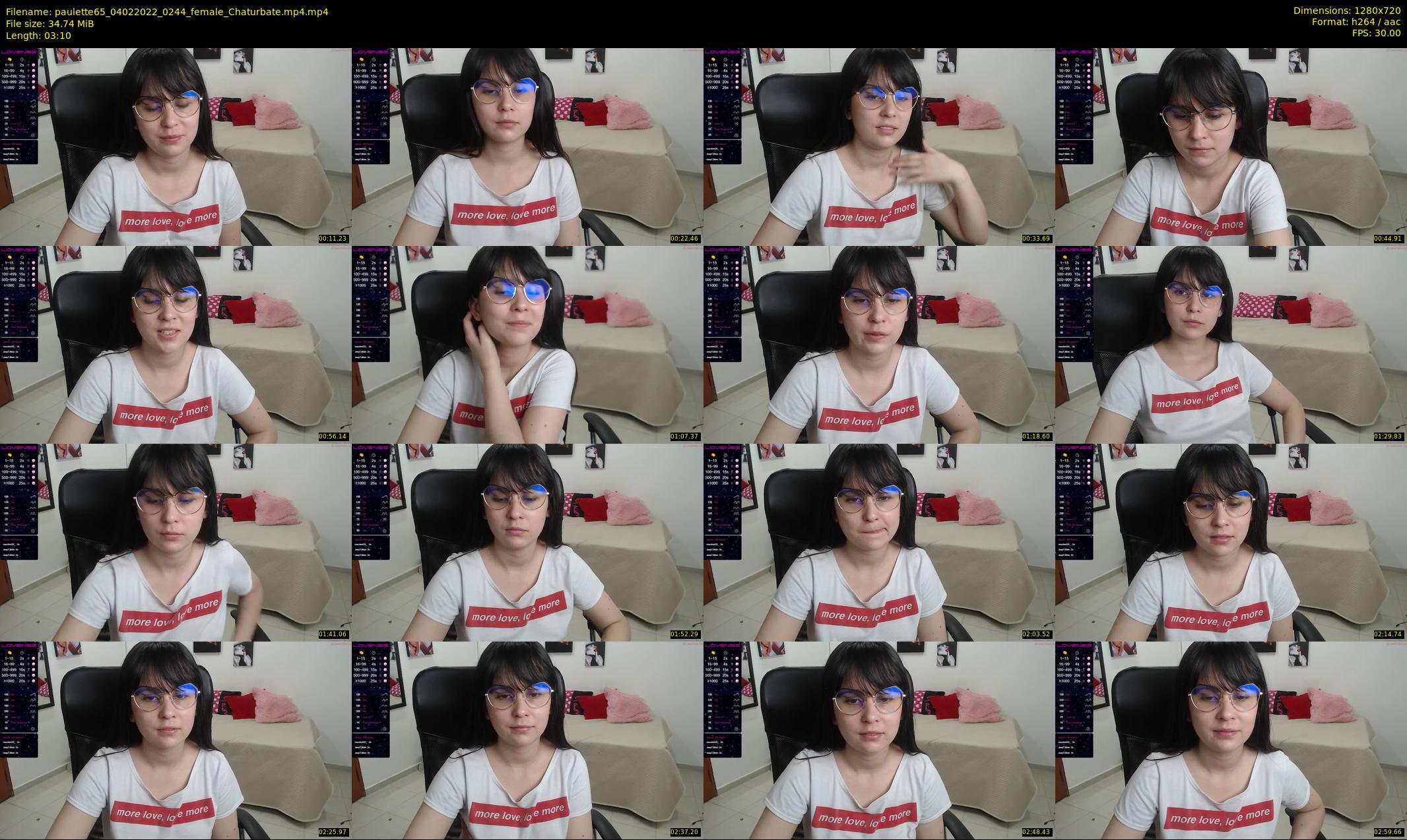 paulette65 — 4 minute Chaturbate female cam show recording, 720p, Feb 4, 2022