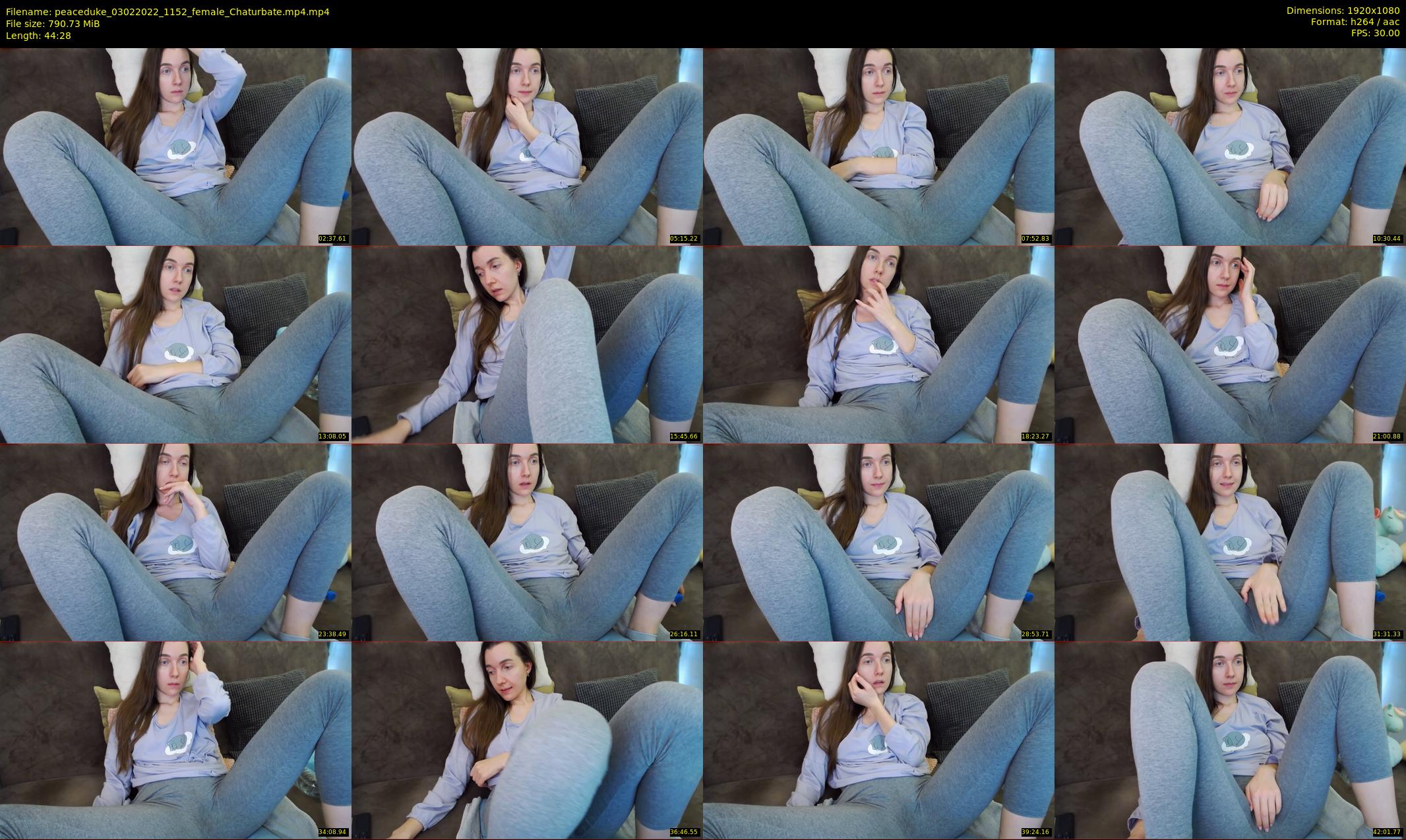 peaceduke — 45 minute Chaturbate female cam show recording, 1080p, Feb 3, 2022