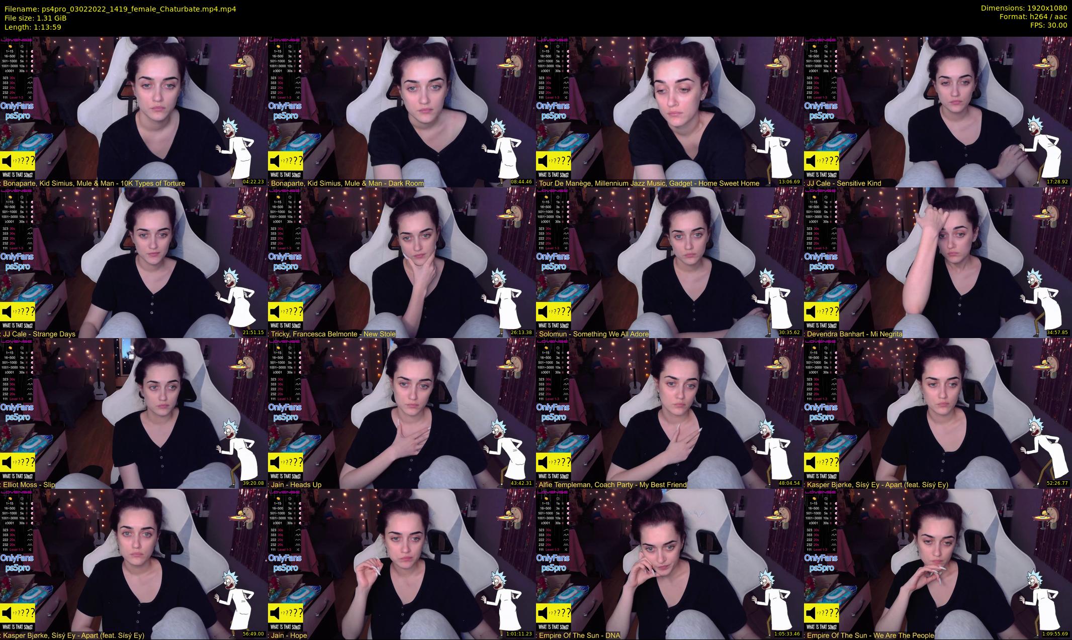 ps4pro — 74 minute Chaturbate female cam show recording, 1080p, Feb 3, 2022