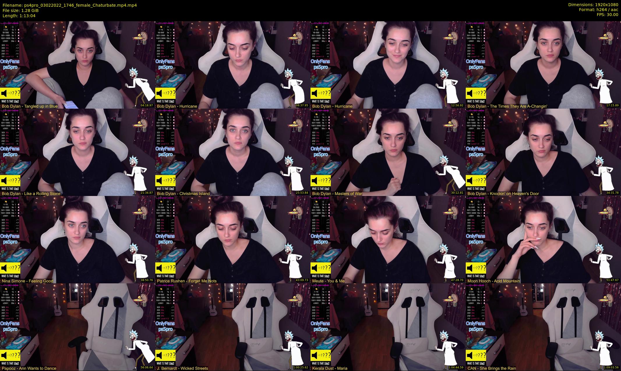 ps4pro — 74 minute Chaturbate female cam show recording, 1080p, Feb 3, 2022