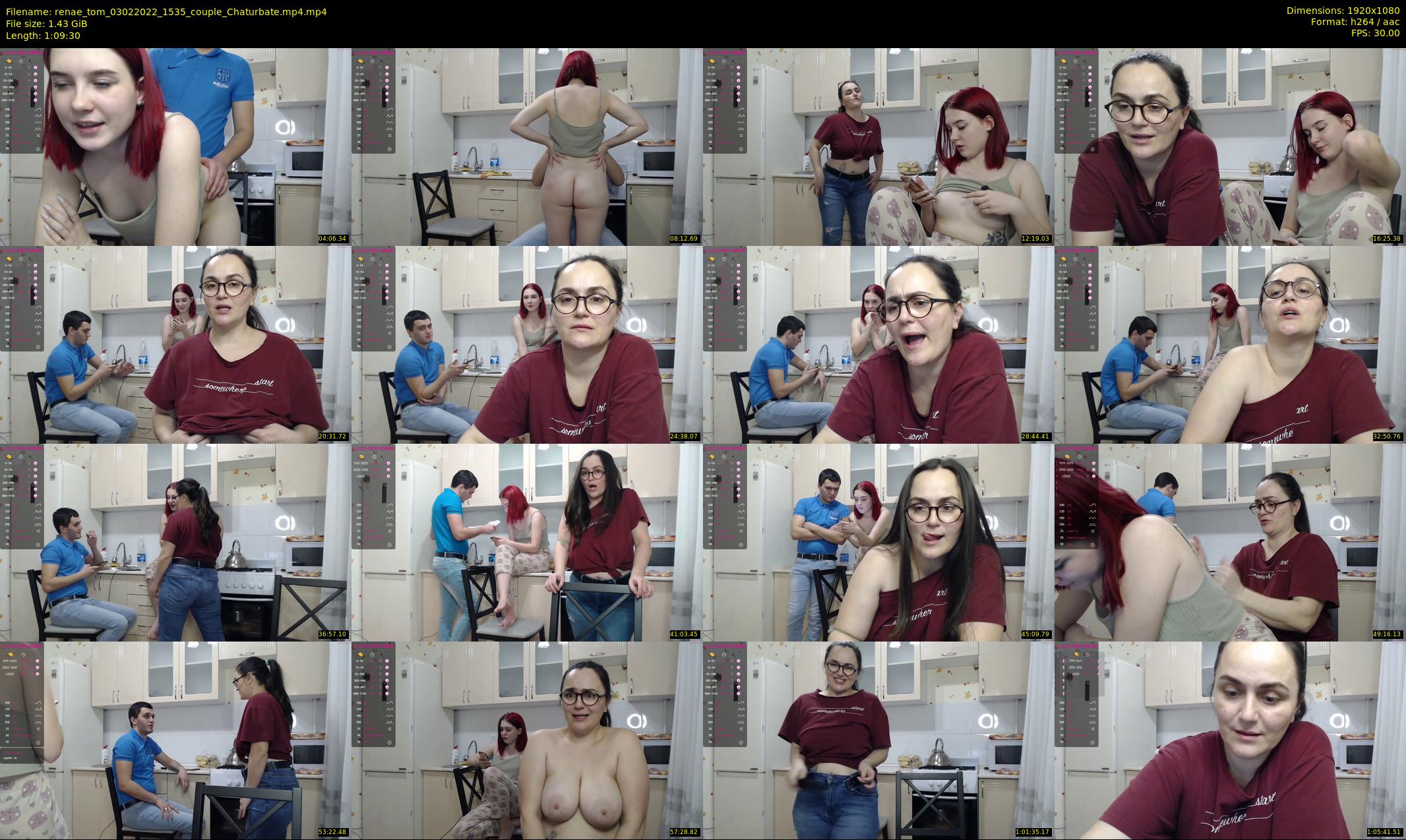 renae_tom — 70 minute Chaturbate couple cam show recording, 1080p, Feb 3, 2022
