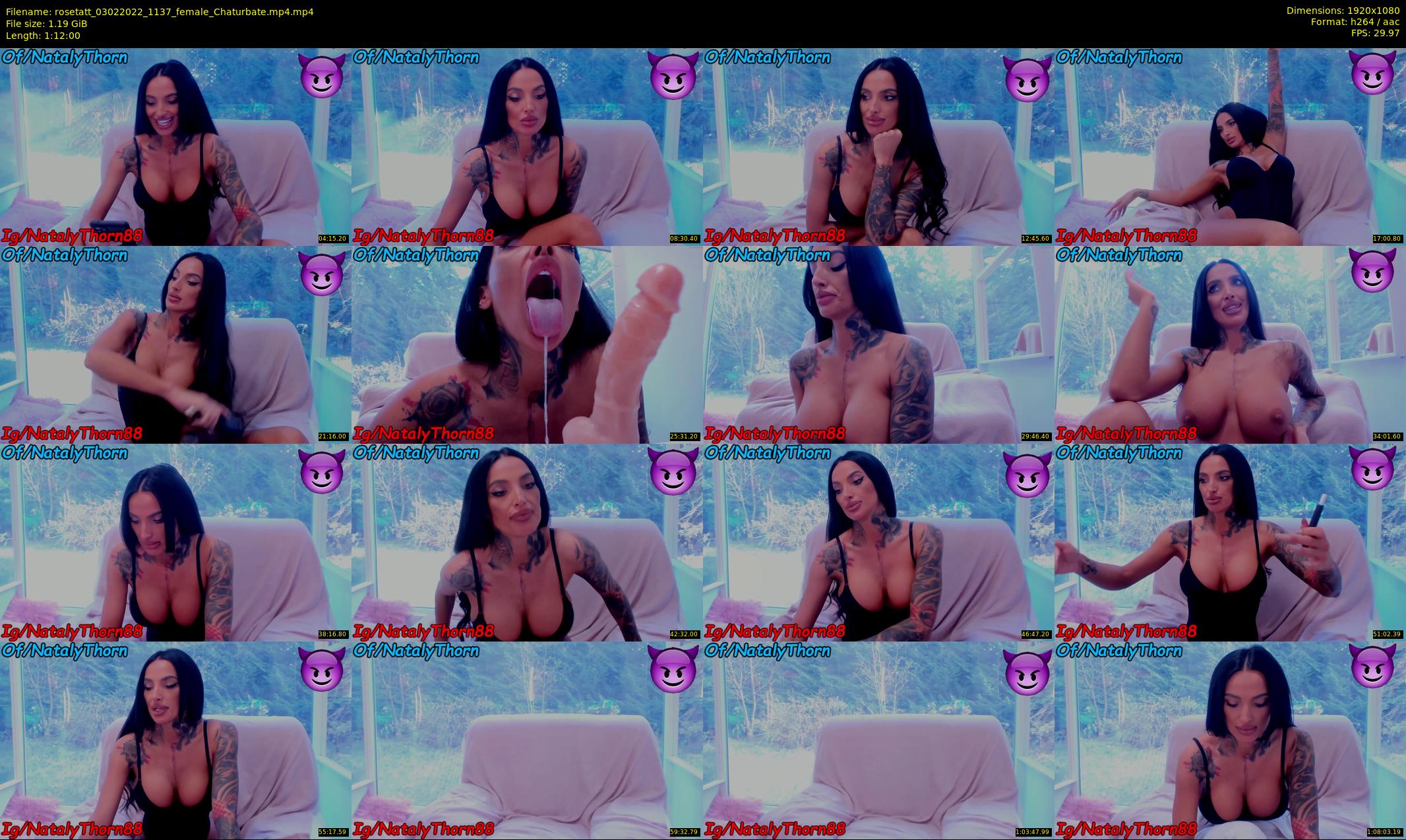 rosetatt — 72 minute Chaturbate female cam show recording, 1080p, Feb 3, 2022