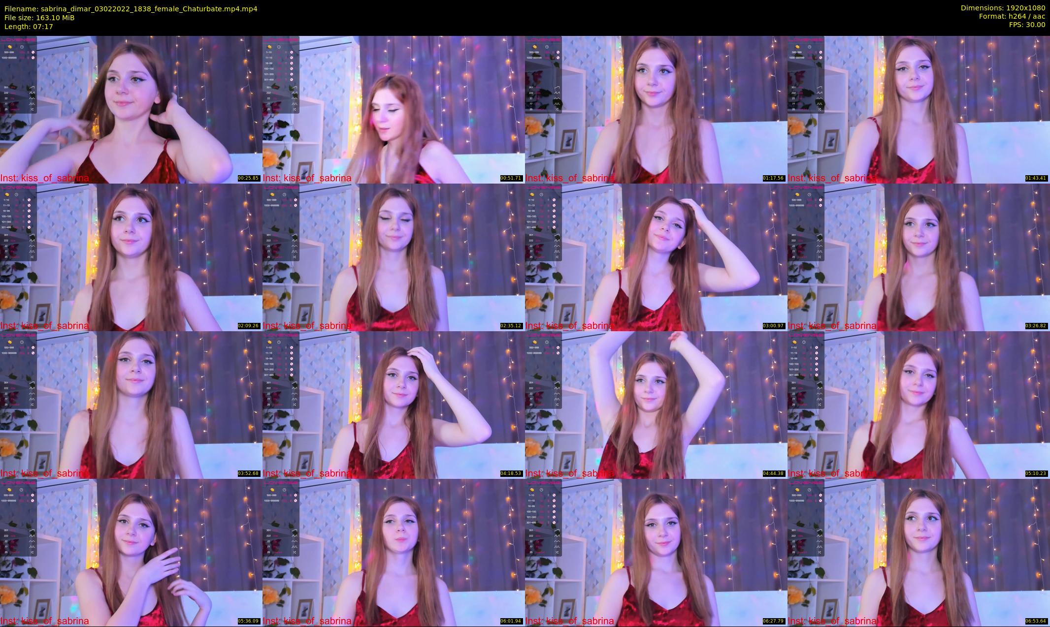 sabrina_dimar — 8 minute Chaturbate female cam show recording, 1080p, Feb 3, 2022