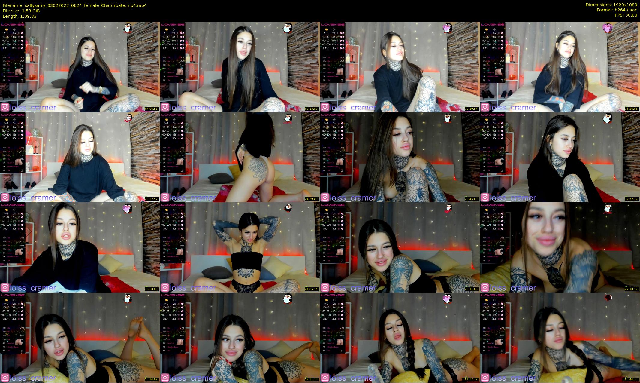 sallysarry — 70 minute Chaturbate couple cam show recording, 1080p, Feb 3, 2022