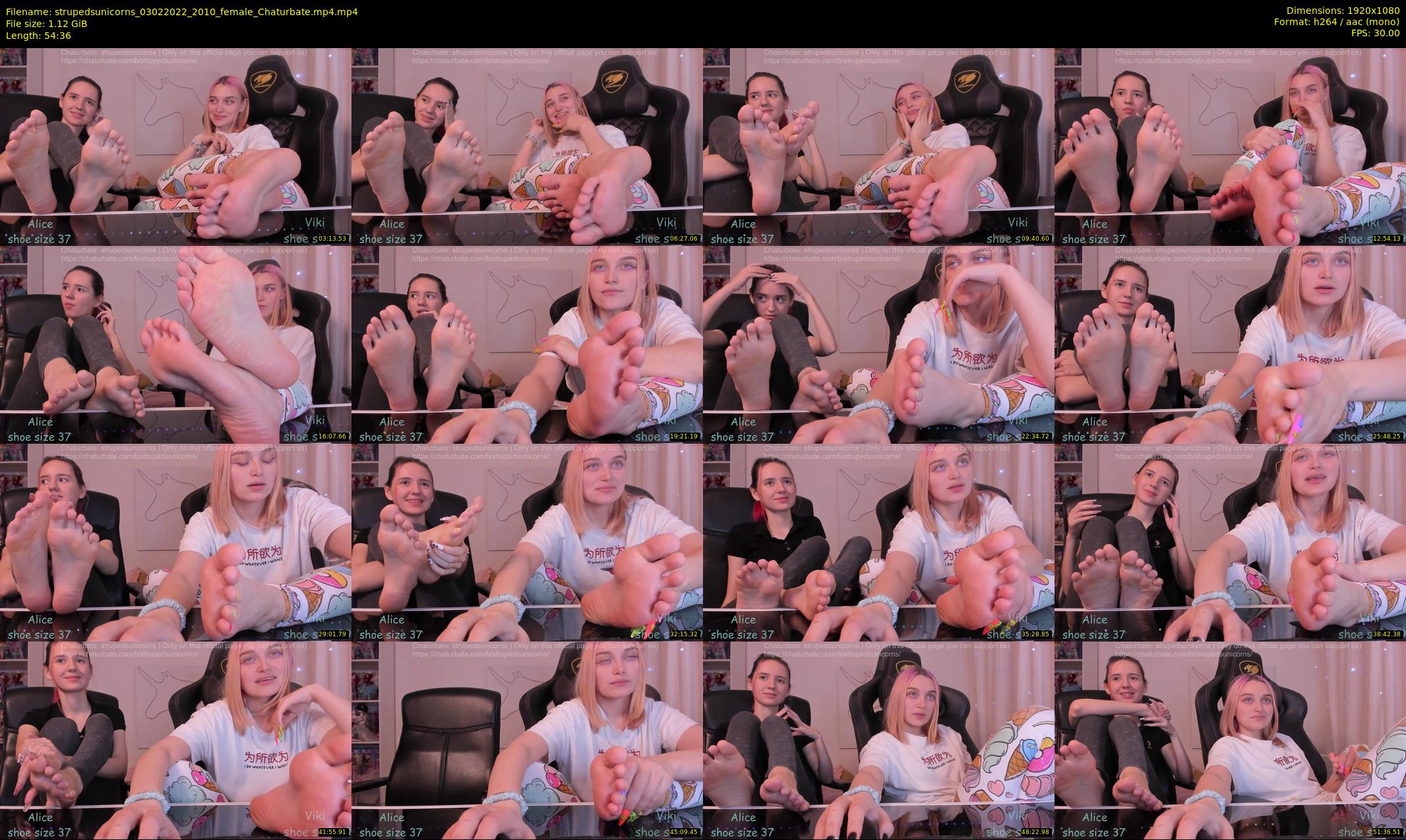 strupedsunicorns — 55 minute Chaturbate couple cam show recording, 1080p, Feb 3, 2022