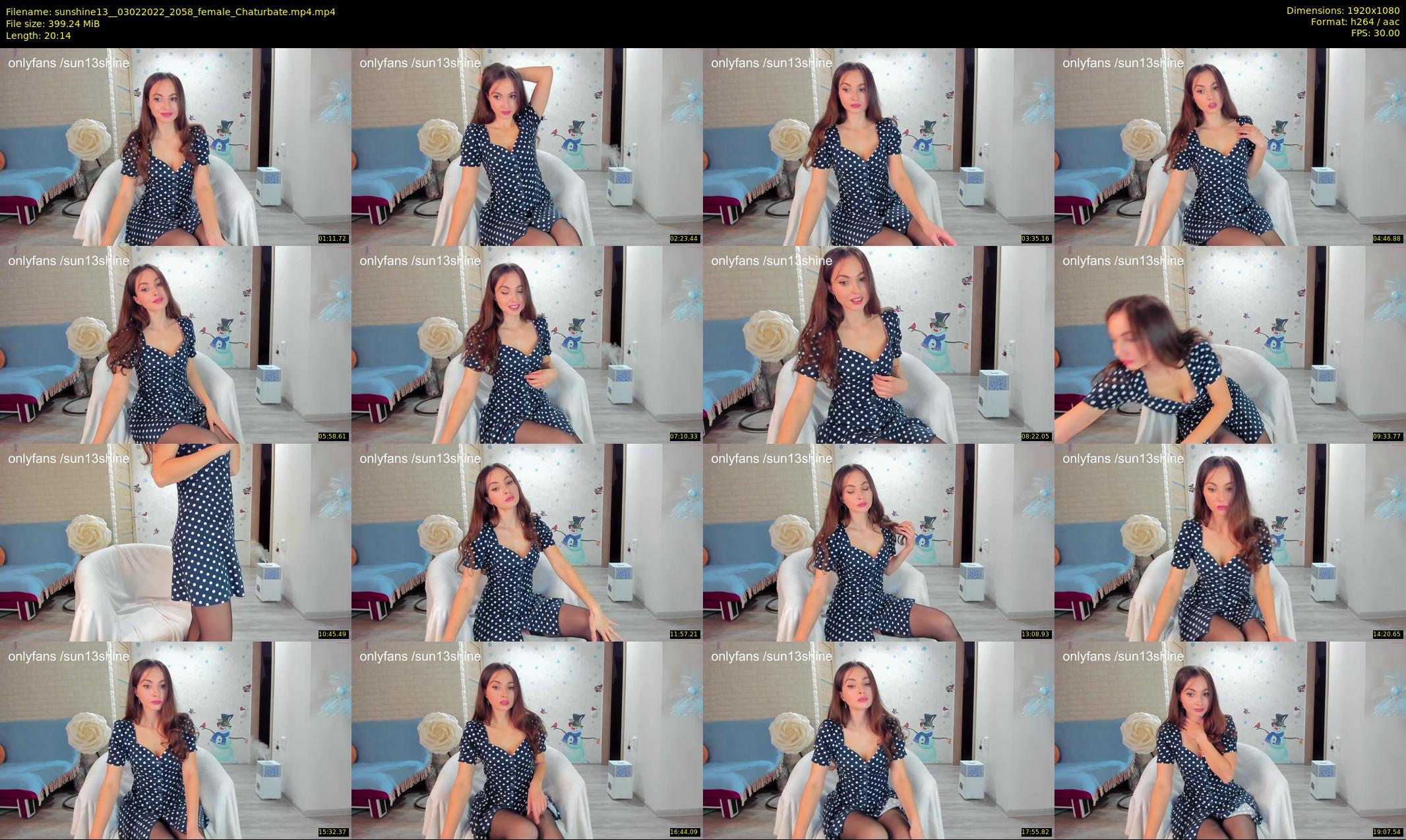 sunshine13_ — 21 minute Chaturbate female cam show recording, 1080p, Feb 3, 2022