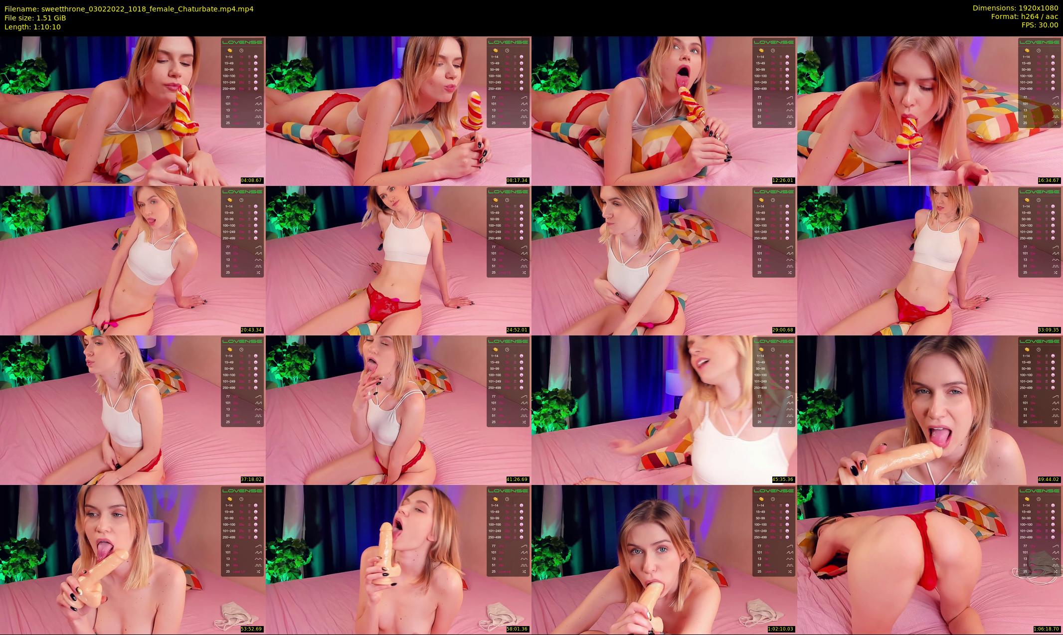 sweetthrone — 71 minute Chaturbate couple cam show recording, 1080p, Feb 3, 2022