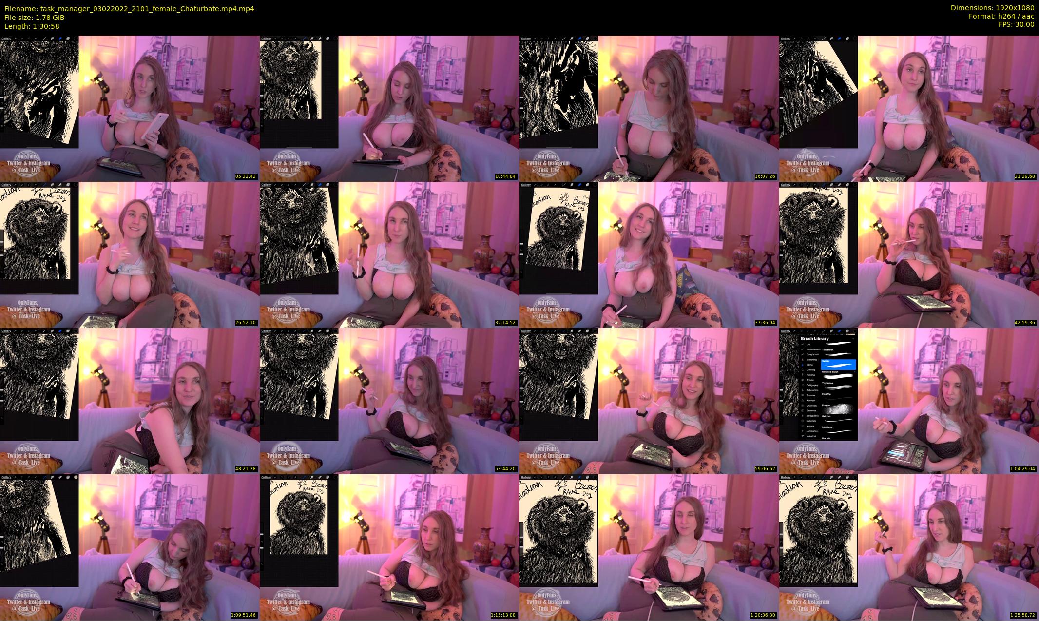 task_manager — 91 minute Chaturbate couple cam show recording, 1080p, Feb 3, 2022