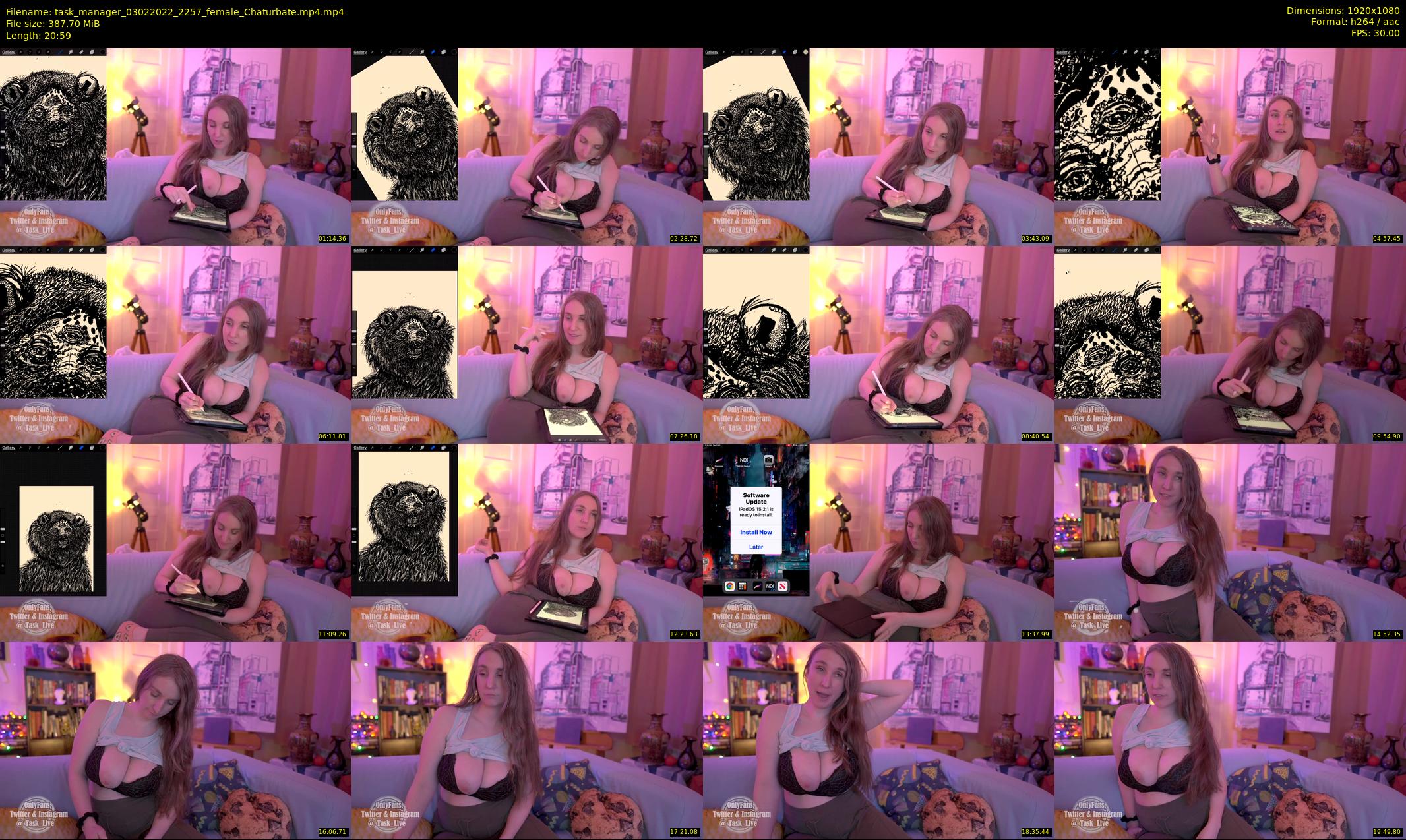 task_manager — 21 minute Chaturbate couple cam show recording, 1080p, Feb 3, 2022
