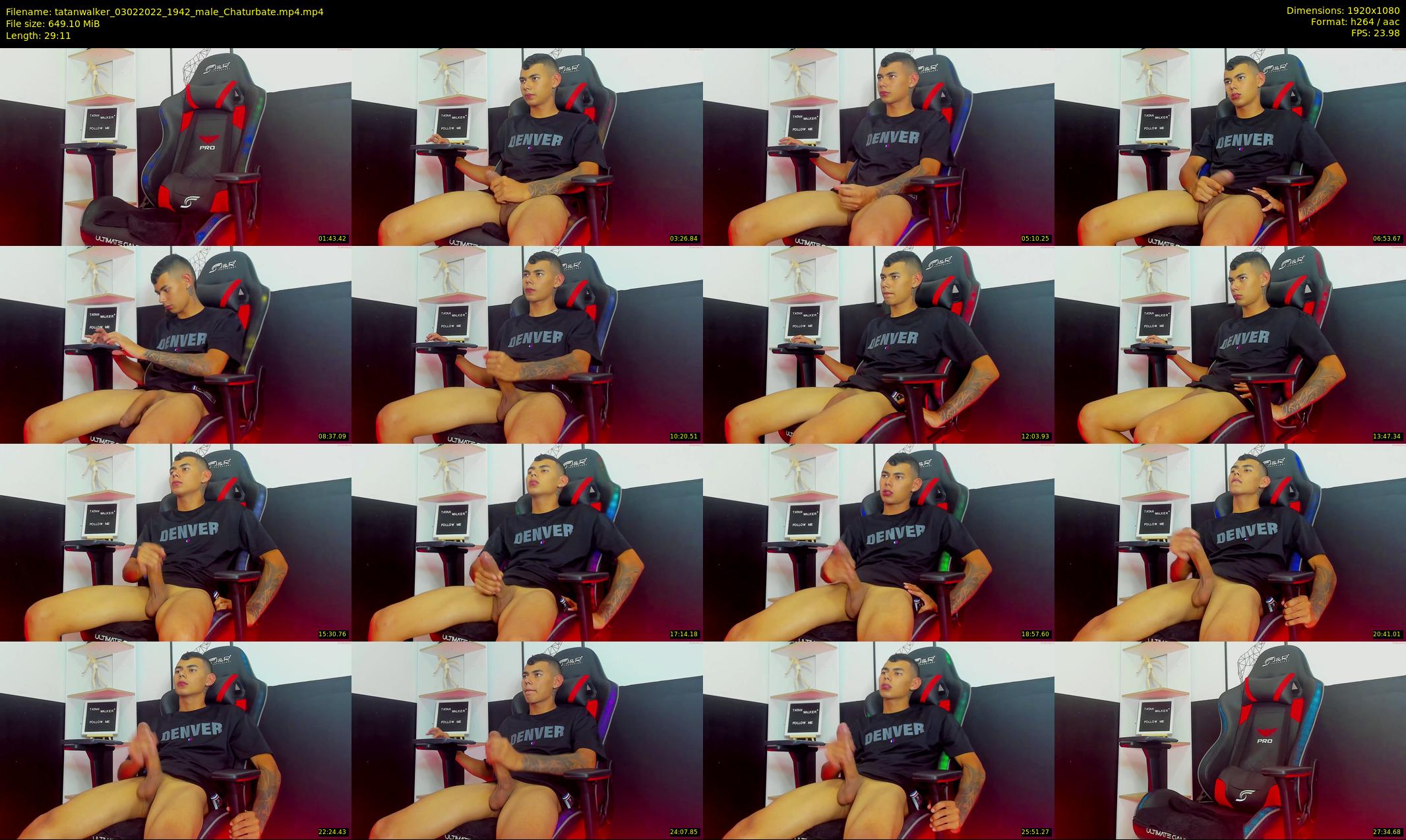 tatanwalker — 30 minute Chaturbate male cam show recording, 1080p, Feb 3, 2022