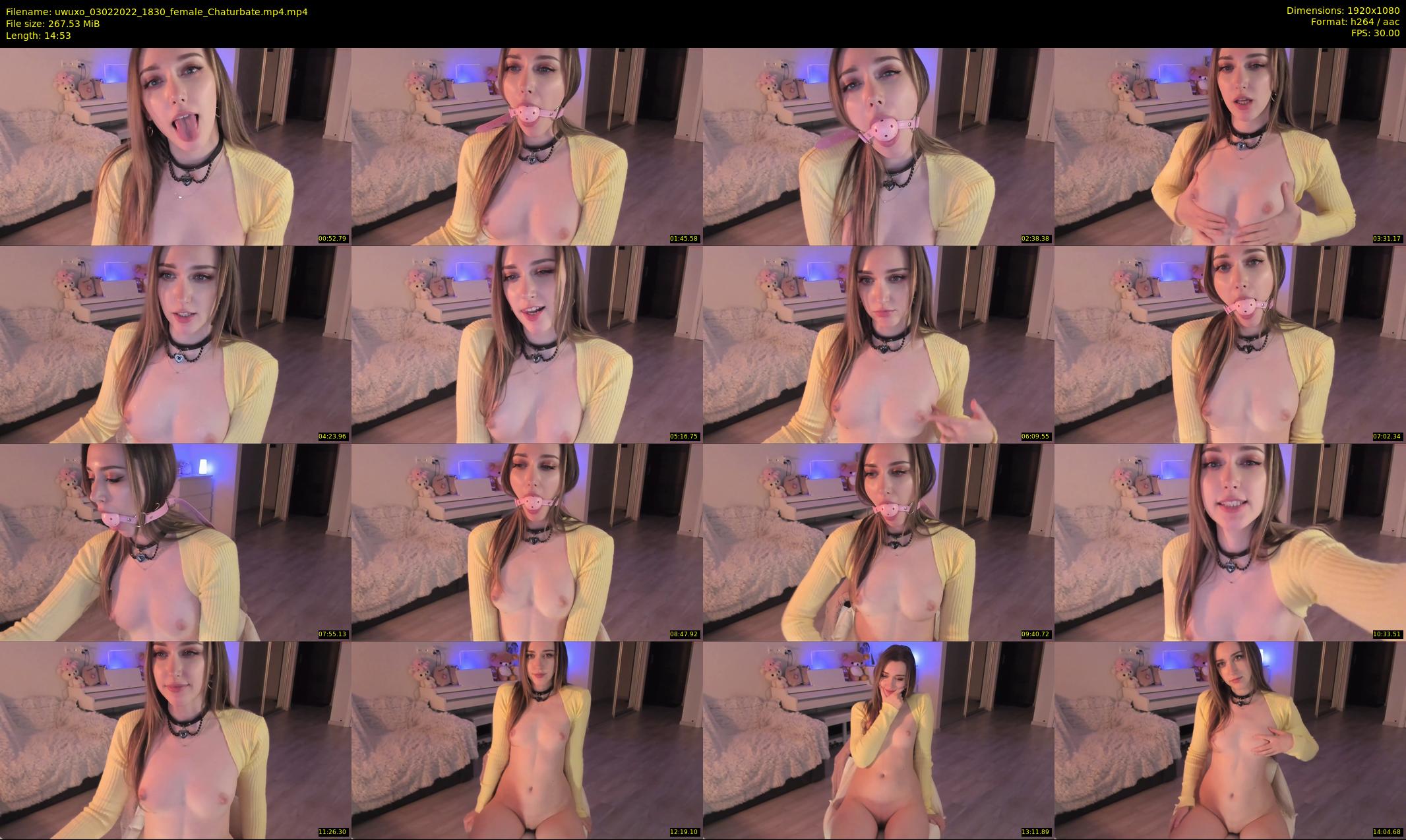 uwuxo — 15 minute Chaturbate female cam show recording, 1080p, Feb 3, 2022